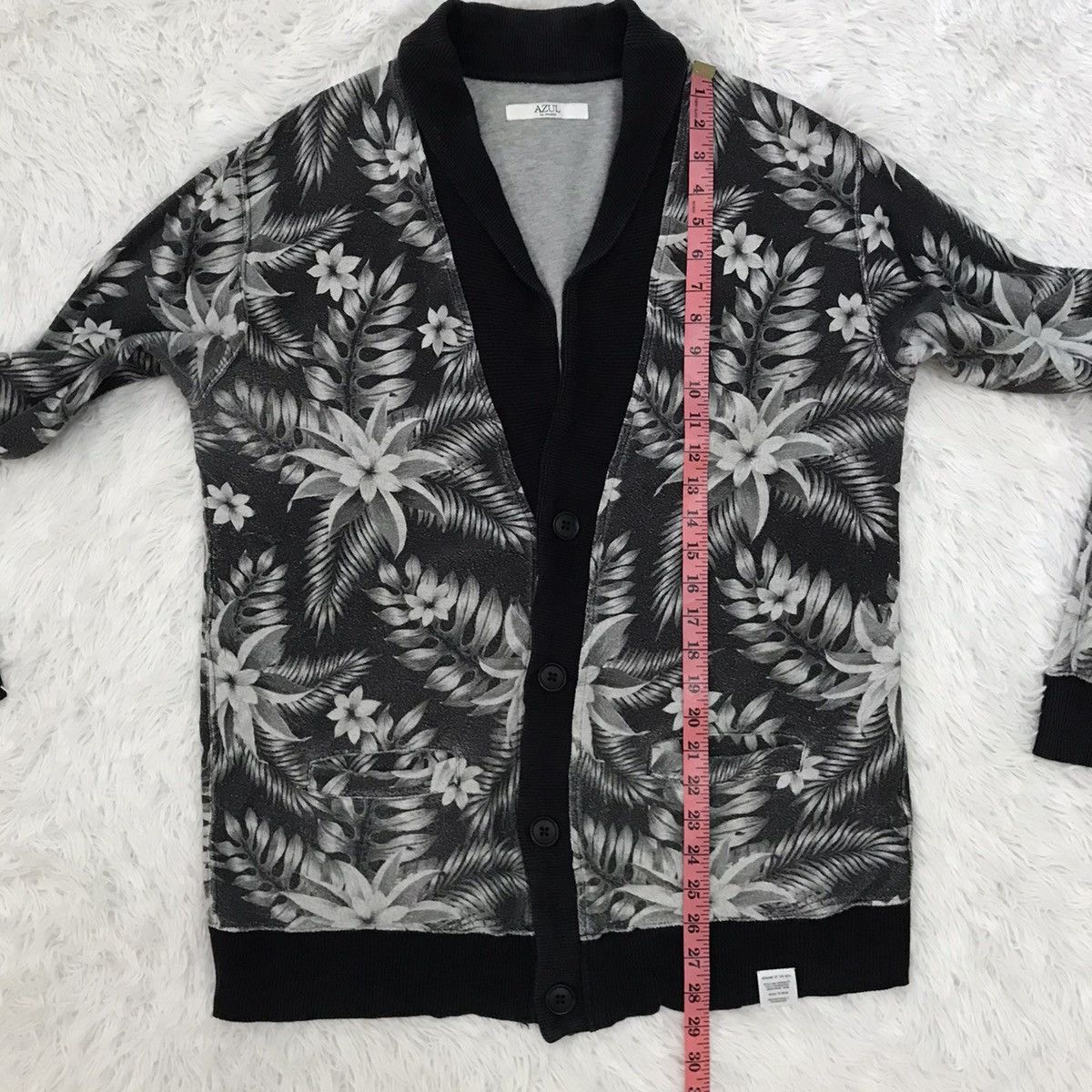 Japanese Brand Azul by Moussy Nice Floral Cardigan Size US L / EU 52-54 / 3 - 20 Thumbnail