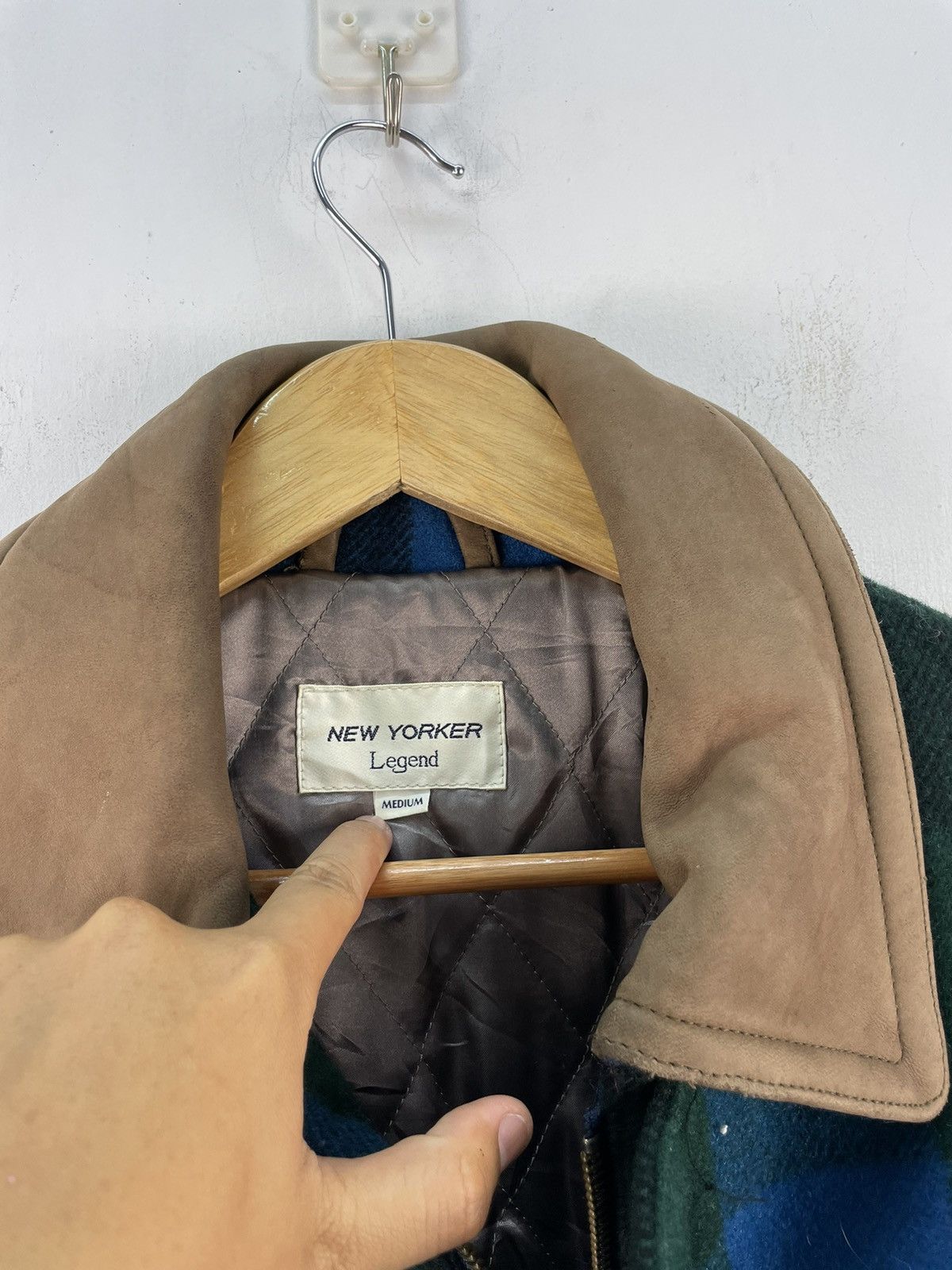 Vintage Vintage 80s New Yoker Legend Wool Flannel Jacket Western Size US M / EU 48-50 / 2 - 5 Thumbnail