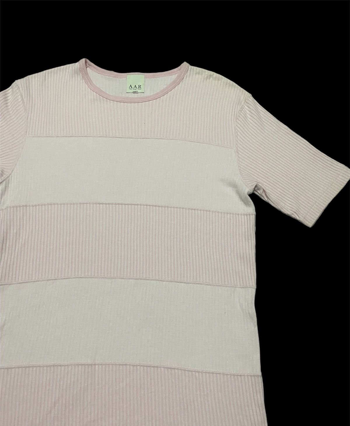 AAR Yohji Design Studio Stripes Patchwork Minimal Tshirt