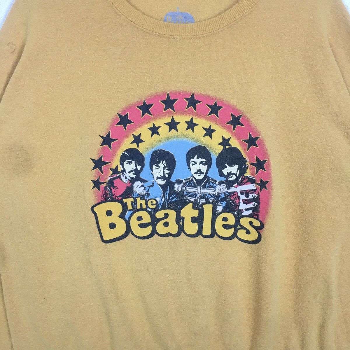 Band Tees × Japanese Brand The Beatles Band Tee Streetwear Crewneck Sweatshirt Sweater Size US L / EU 52-54 / 3 - 5 Thumbnail