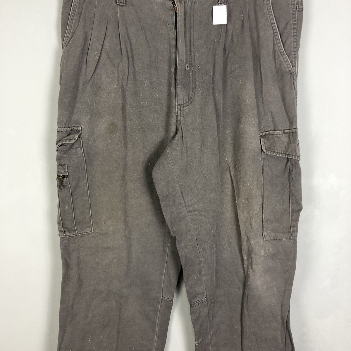 Japanese Brand DLL Evolution Grey Multipocket Tactical Cargo Pants #c1269 Size US 34 / EU 50 - 4 Thumbnail