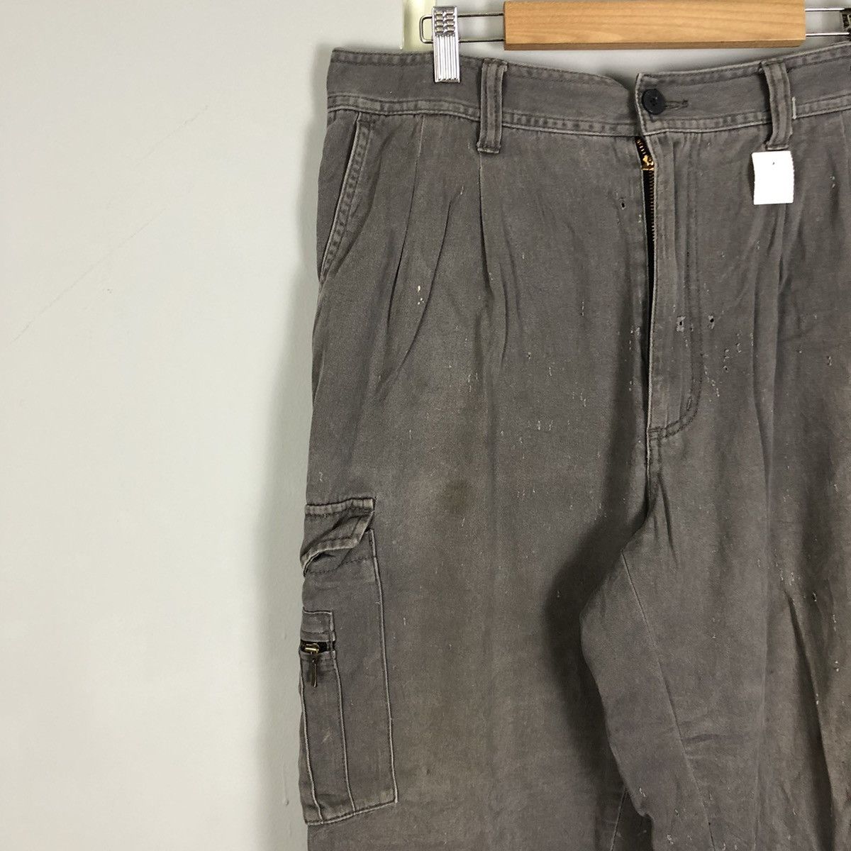 Japanese Brand DLL Evolution Grey Multipocket Tactical Cargo Pants #c1269 Size US 34 / EU 50 - 6 Thumbnail