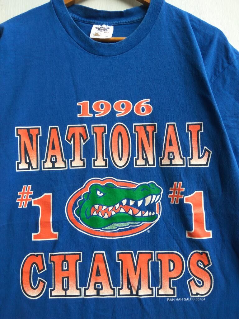 NCAA × NFL × Vintage Vintage 90s National Champs Florida Gators Nfl t shirt Size US XL / EU 56 / 4 - 3 Thumbnail