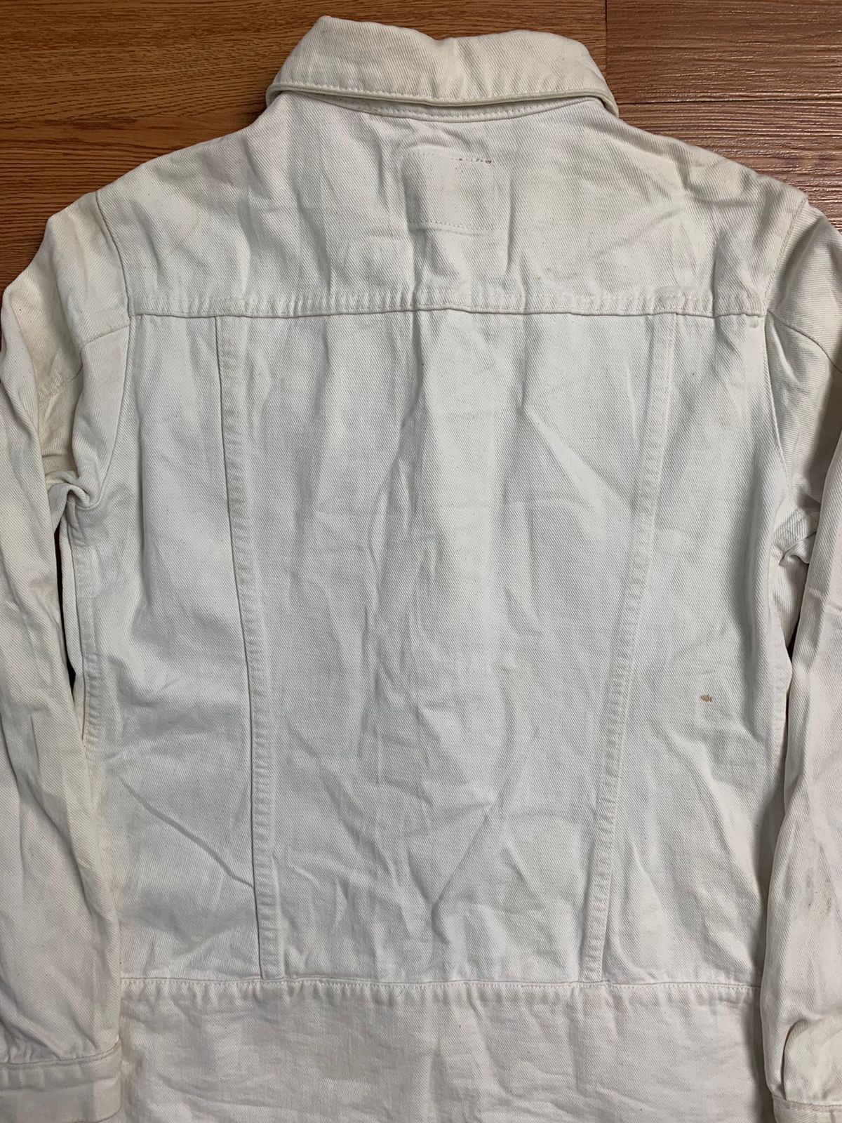 Helmut Lang Helmut Lang 1998 3 Pocket White Denim Jacket Size US S / EU 44-46 / 1 - 8 Thumbnail