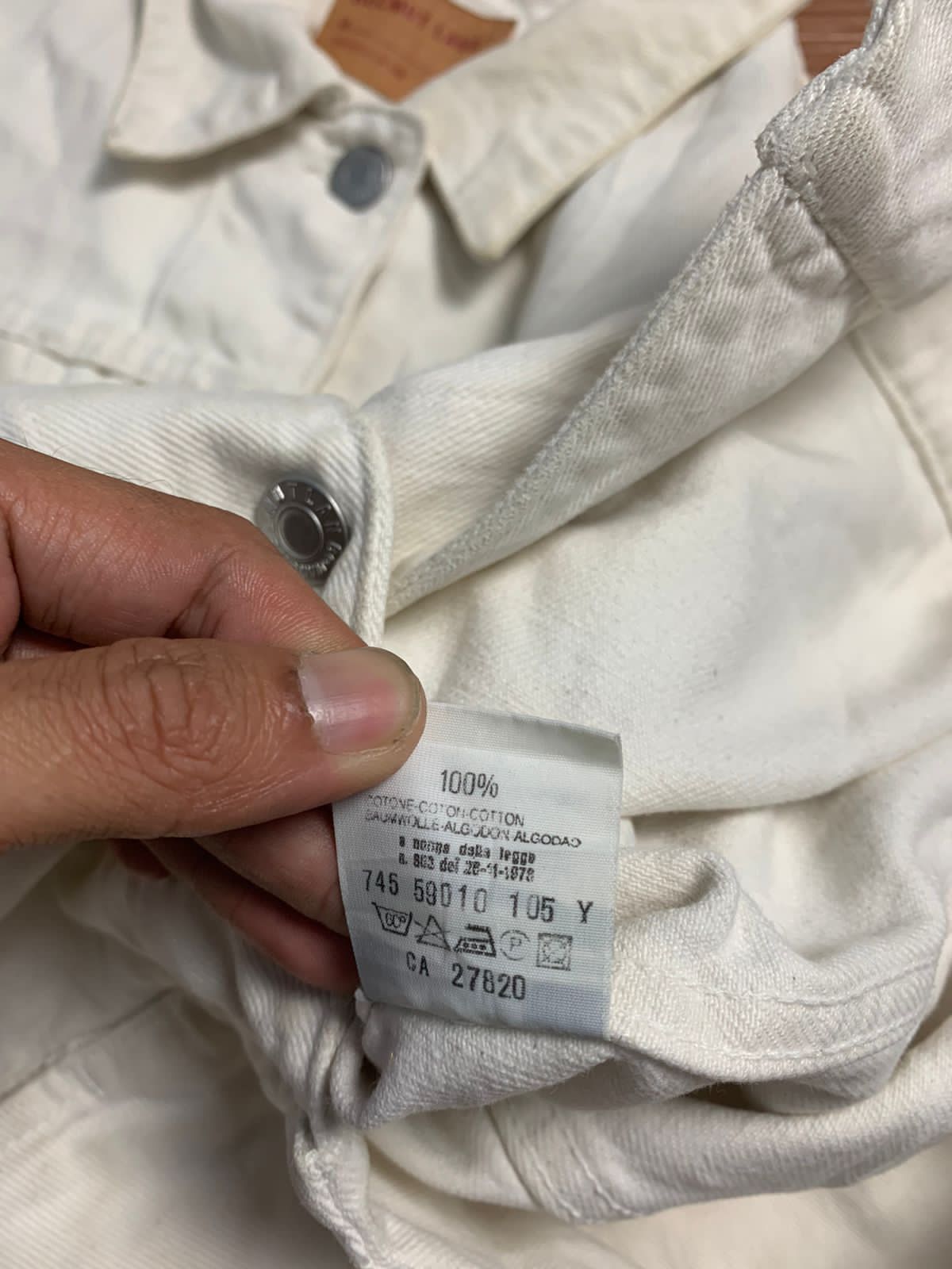 Helmut Lang Helmut Lang 1998 3 Pocket White Denim Jacket Size US S / EU 44-46 / 1 - 15 Thumbnail