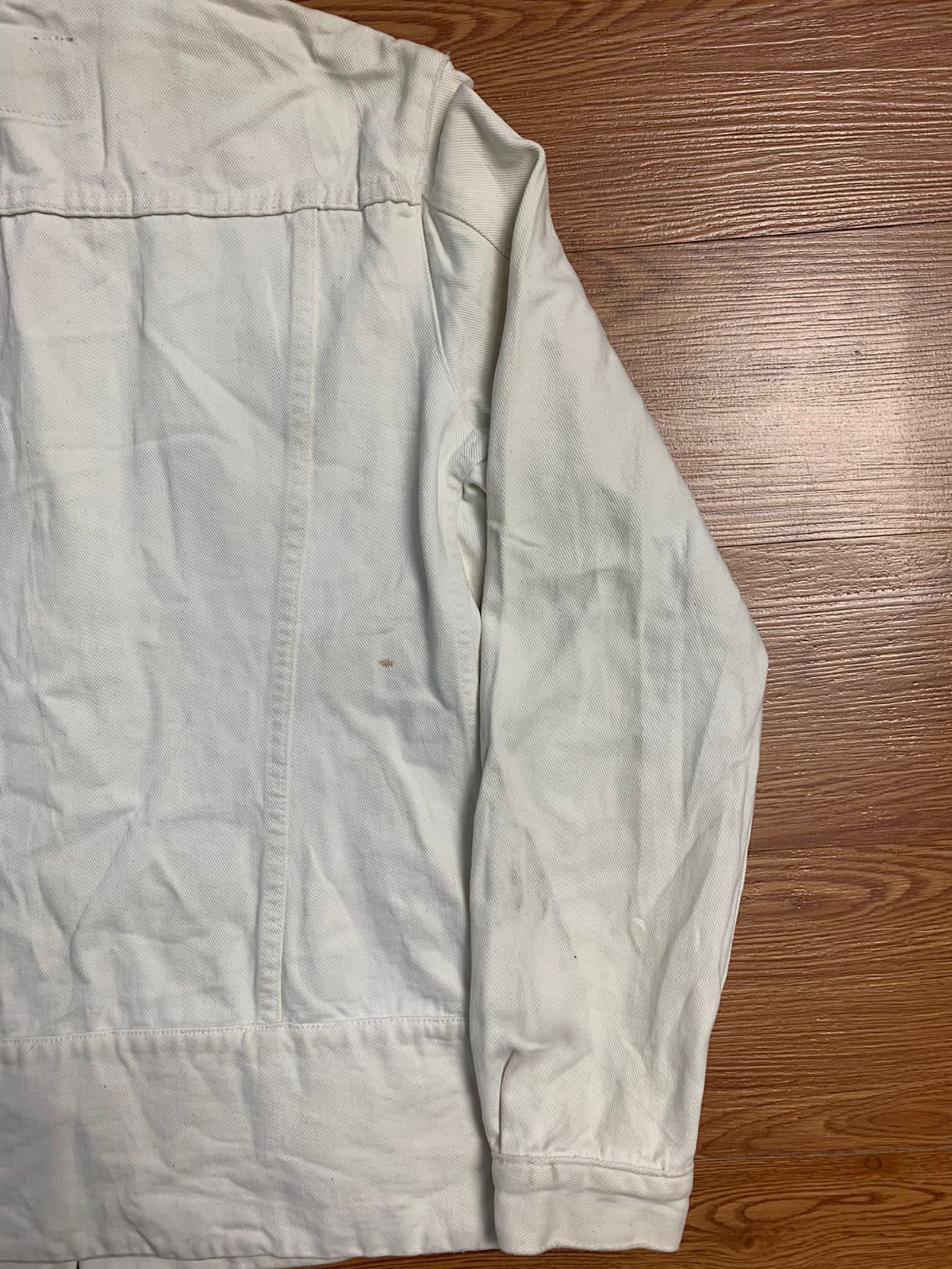 Helmut Lang Helmut Lang 1998 3 Pocket White Denim Jacket Size US S / EU 44-46 / 1 - 9 Thumbnail