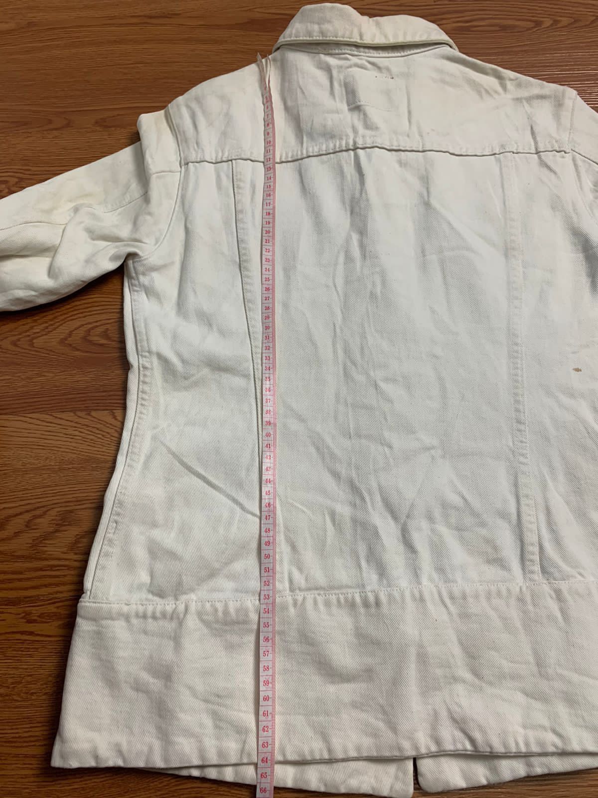 Helmut Lang Helmut Lang 1998 3 Pocket White Denim Jacket Size US S / EU 44-46 / 1 - 17 Thumbnail