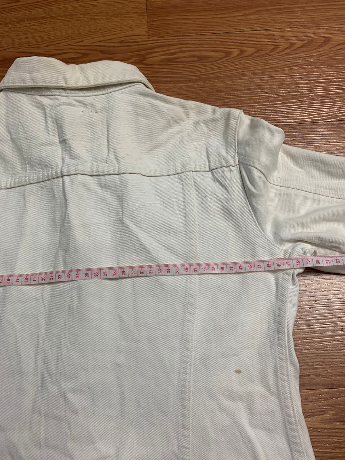 Helmut Lang Helmut Lang 1998 3 Pocket White Denim Jacket Size US S / EU 44-46 / 1 - 16 Thumbnail