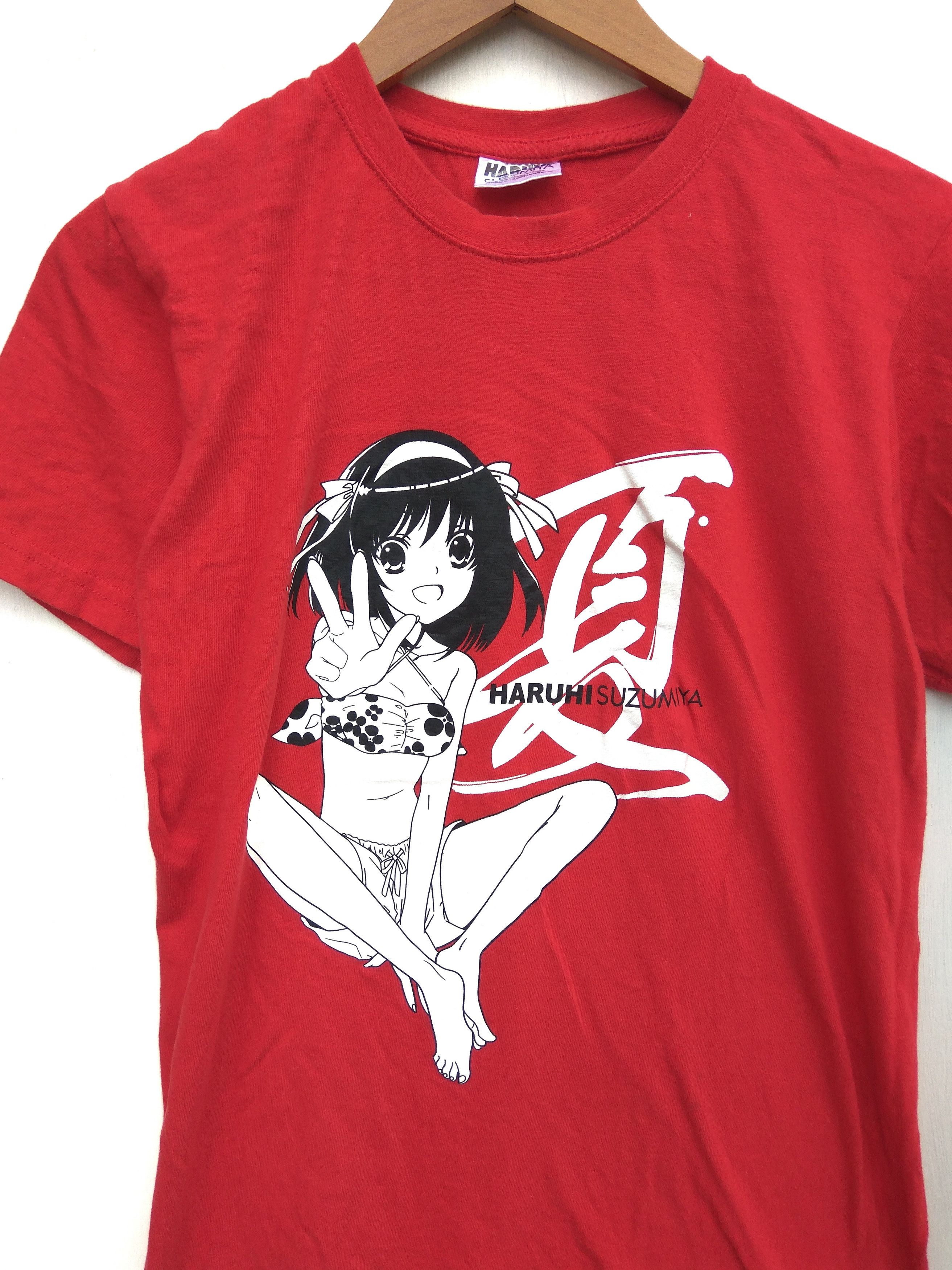 Anime 🔥 Haruhi Suzumiya t shirt anima manga sexy girl Japan Size US S / EU 44-46 / 1 - 2 Thumbnail