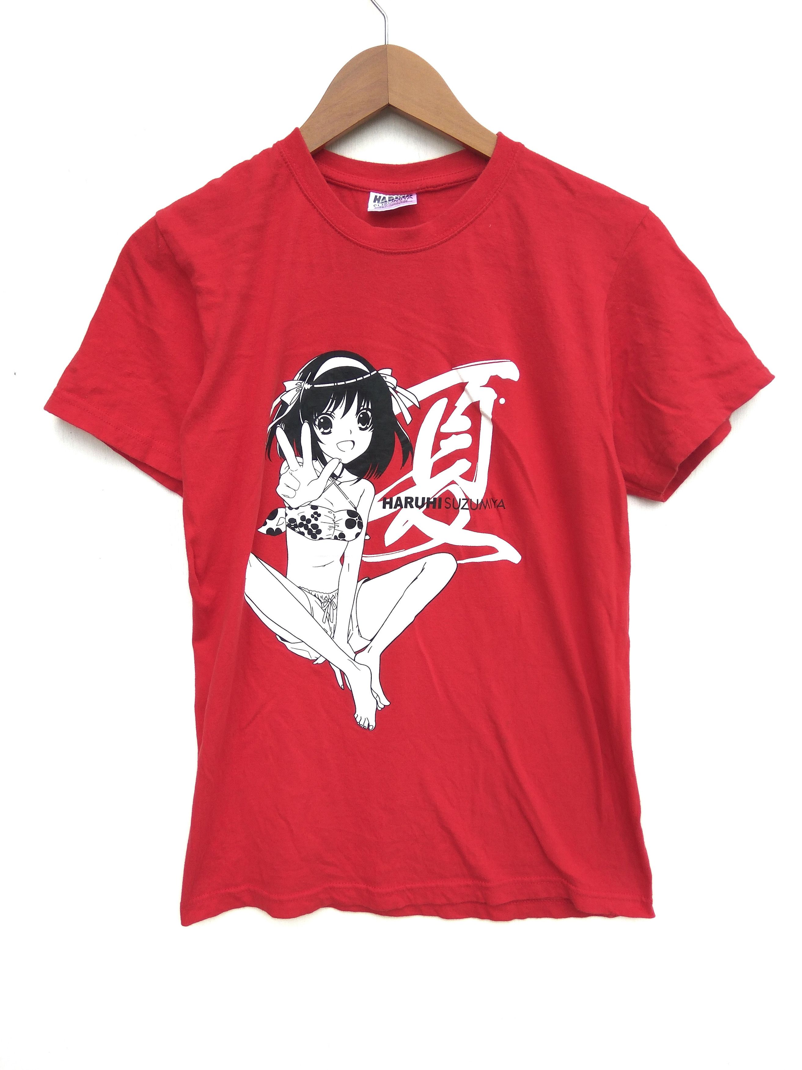 Anime 🔥 Haruhi Suzumiya t shirt anima manga sexy girl Japan Size US S / EU 44-46 / 1 - 1 Thumbnail