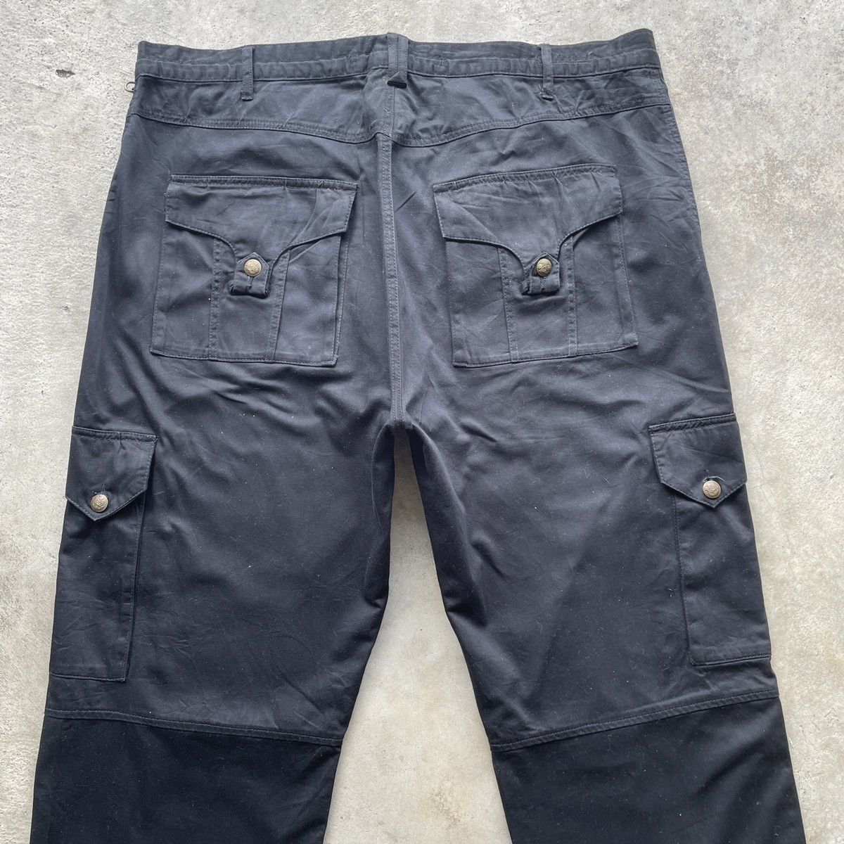 Japanese Brand W44🔥 Vintage Japanese Black Cargo Pants PARACHUTE Rare Size US 44 / EU 60 - 9 Thumbnail