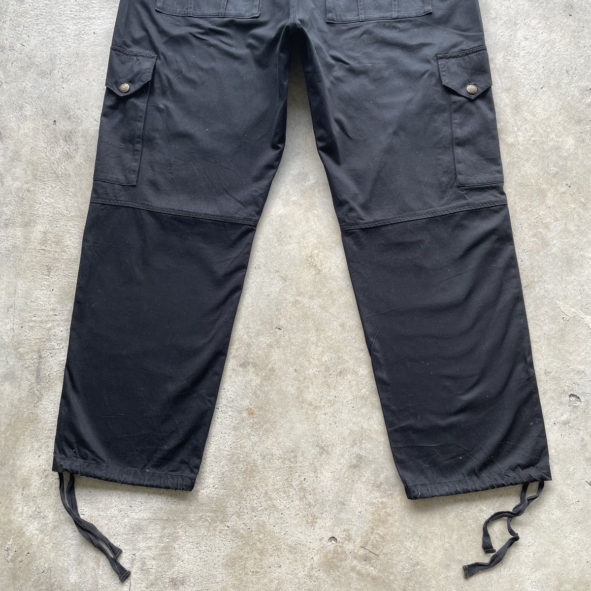Japanese Brand W44🔥 Vintage Japanese Black Cargo Pants PARACHUTE Rare Size US 44 / EU 60 - 10 Thumbnail