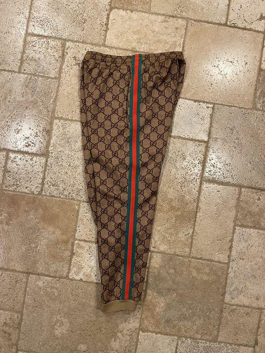 Gucci monogram track sales pants