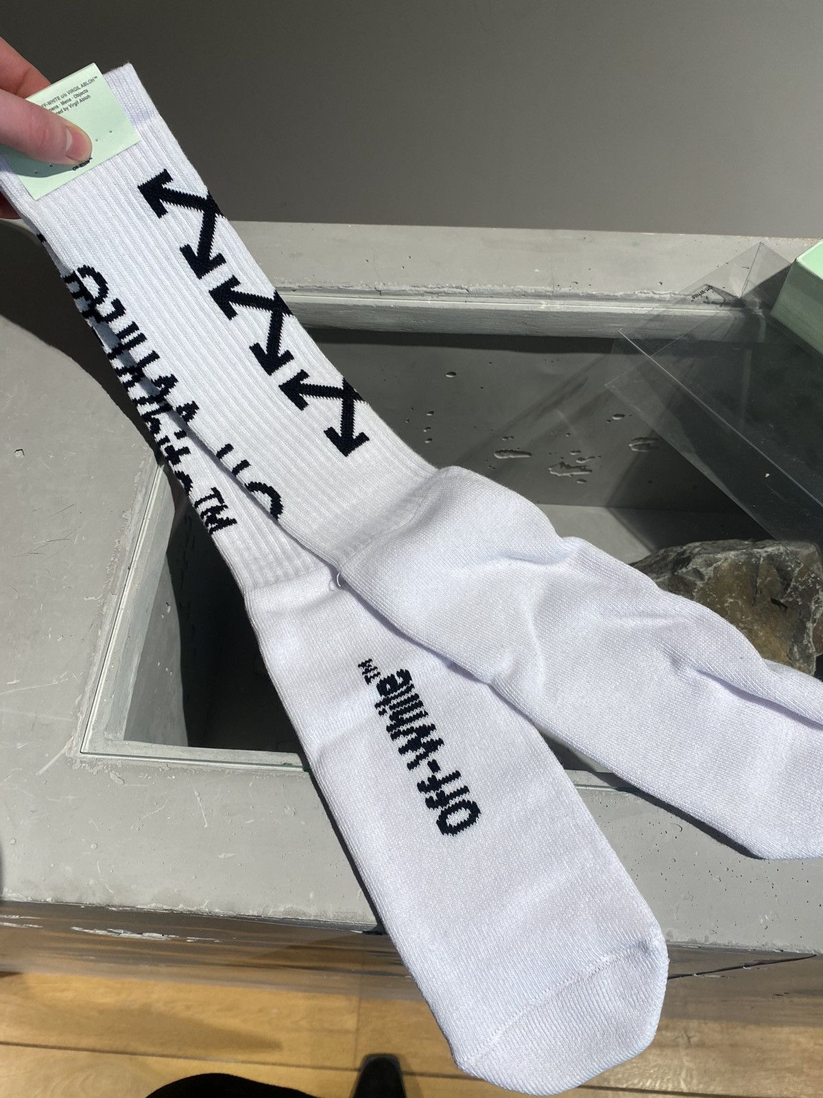 Off-White Off White Logo Socks Size ONE SIZE - 2 Thumbnail