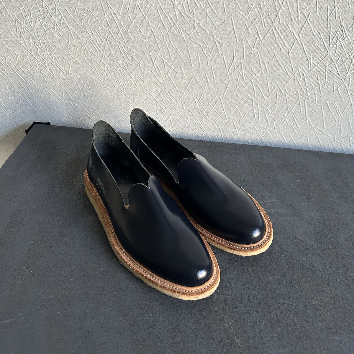 Handmade Modern English London Genuine Leather Hand Made Shoes Size US 8 / EU 41 - 11 Thumbnail