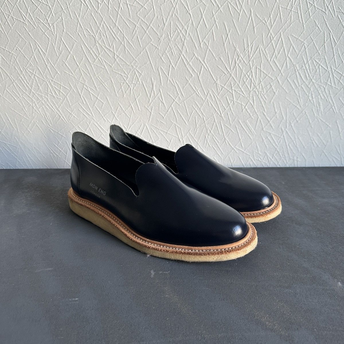 Handmade Modern English London Genuine Leather Hand Made Shoes Size US 8 / EU 41 - 1 Thumbnail