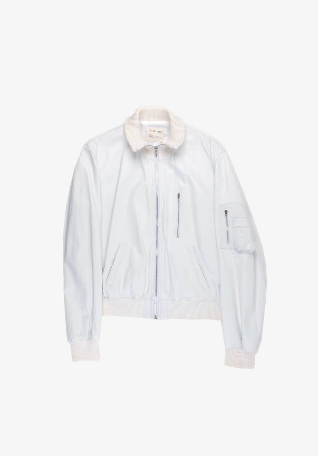 Helmut Lang Vintage Helmut Lang Leather Men Bomber Jacket Size 50IT(M) Size US M / EU 48-50 / 2 - 1 Thumbnail