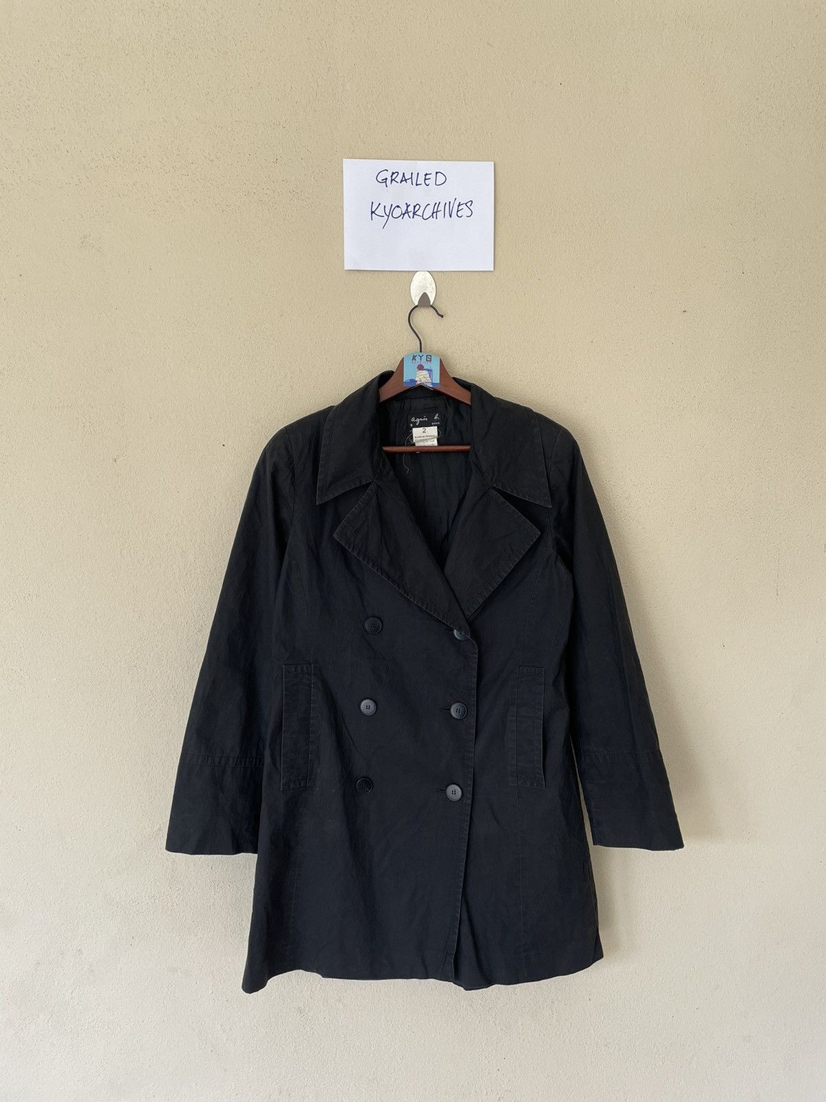 agnes b. AGNES B. BLACK JACKET Size US L / EU 52-54 / 3 - 1 Thumbnail