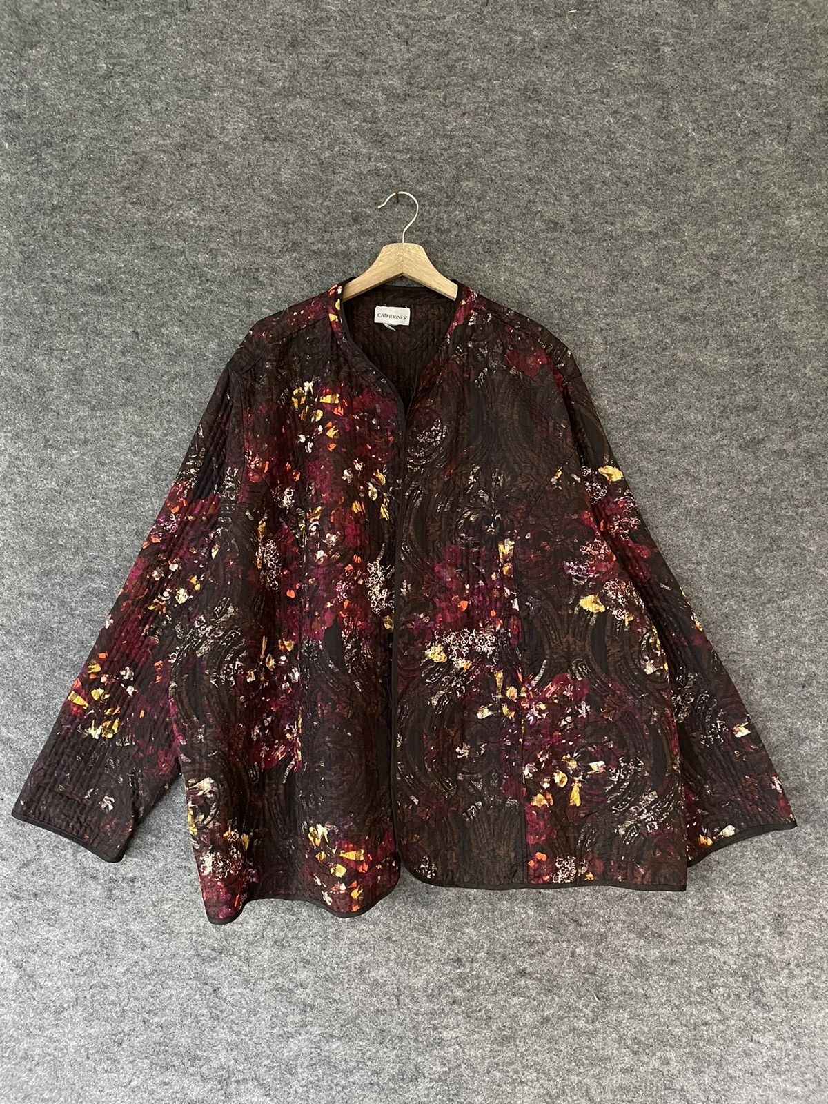 Japanese Brand × Vintage CATHERINES FLORAL CARDIGAN Size US L / EU 52-54 / 3 - 1 Thumbnail