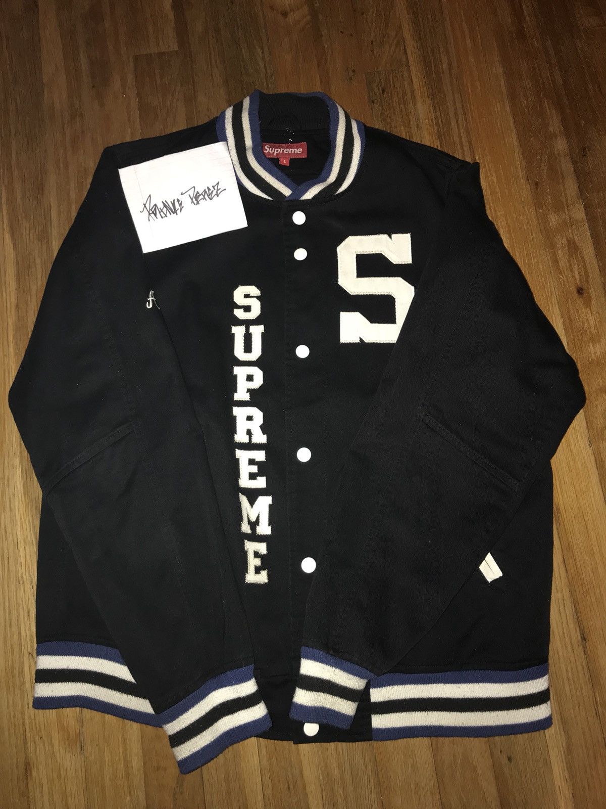 Supreme SS09 Aces Varsity Jacket | Grailed