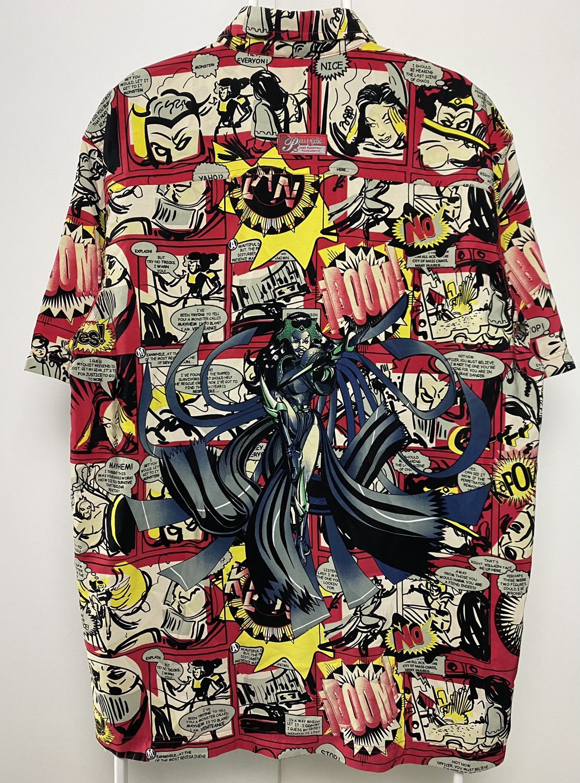 Marc Buchanan × Pelle Pelle × Vintage 90s Pelle Pelle vintage full print comic shirt button up Size US L / EU 52-54 / 3 - 9 Thumbnail