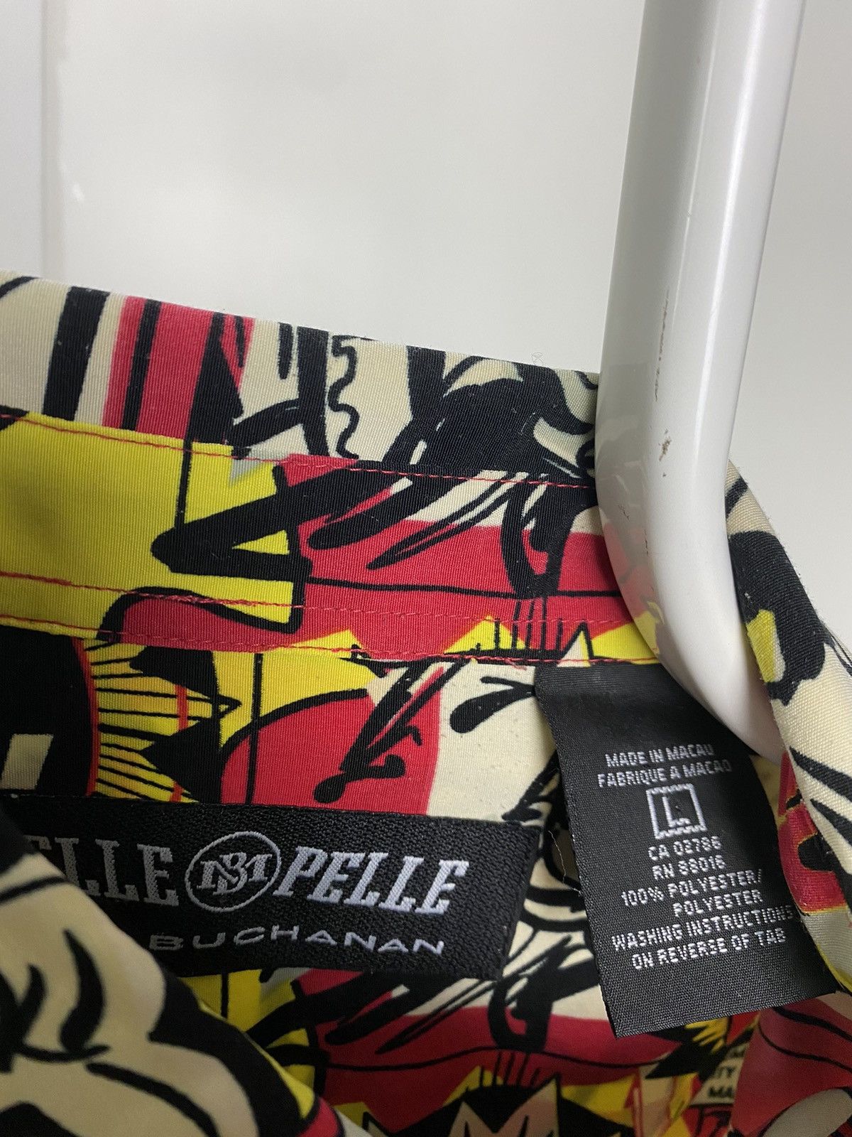 Marc Buchanan × Pelle Pelle × Vintage 90s Pelle Pelle vintage full print comic shirt button up Size US L / EU 52-54 / 3 - 5 Thumbnail