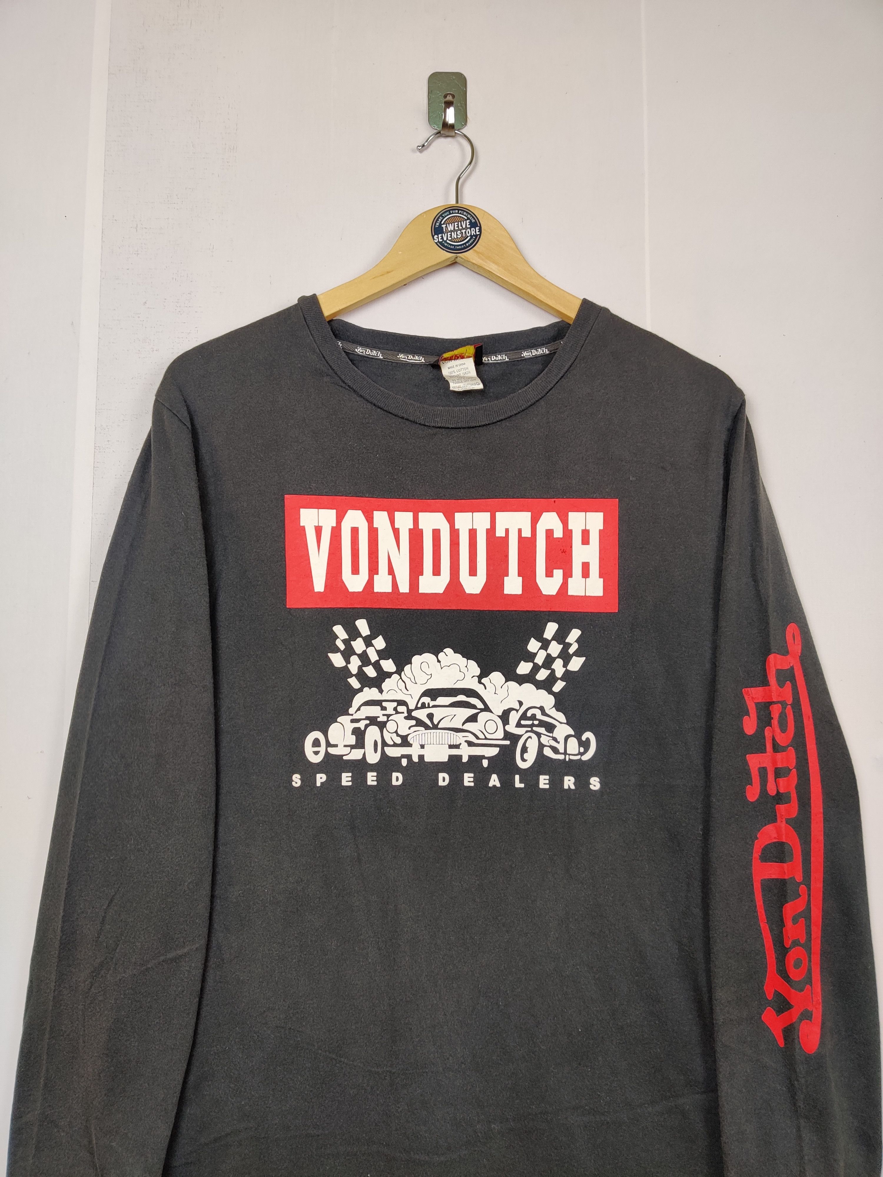 Von Dutch Vintage Von Dutch Speed Dealers Long Sleeve Tee Tshirt Size US L / EU 52-54 / 3 - 6 Thumbnail