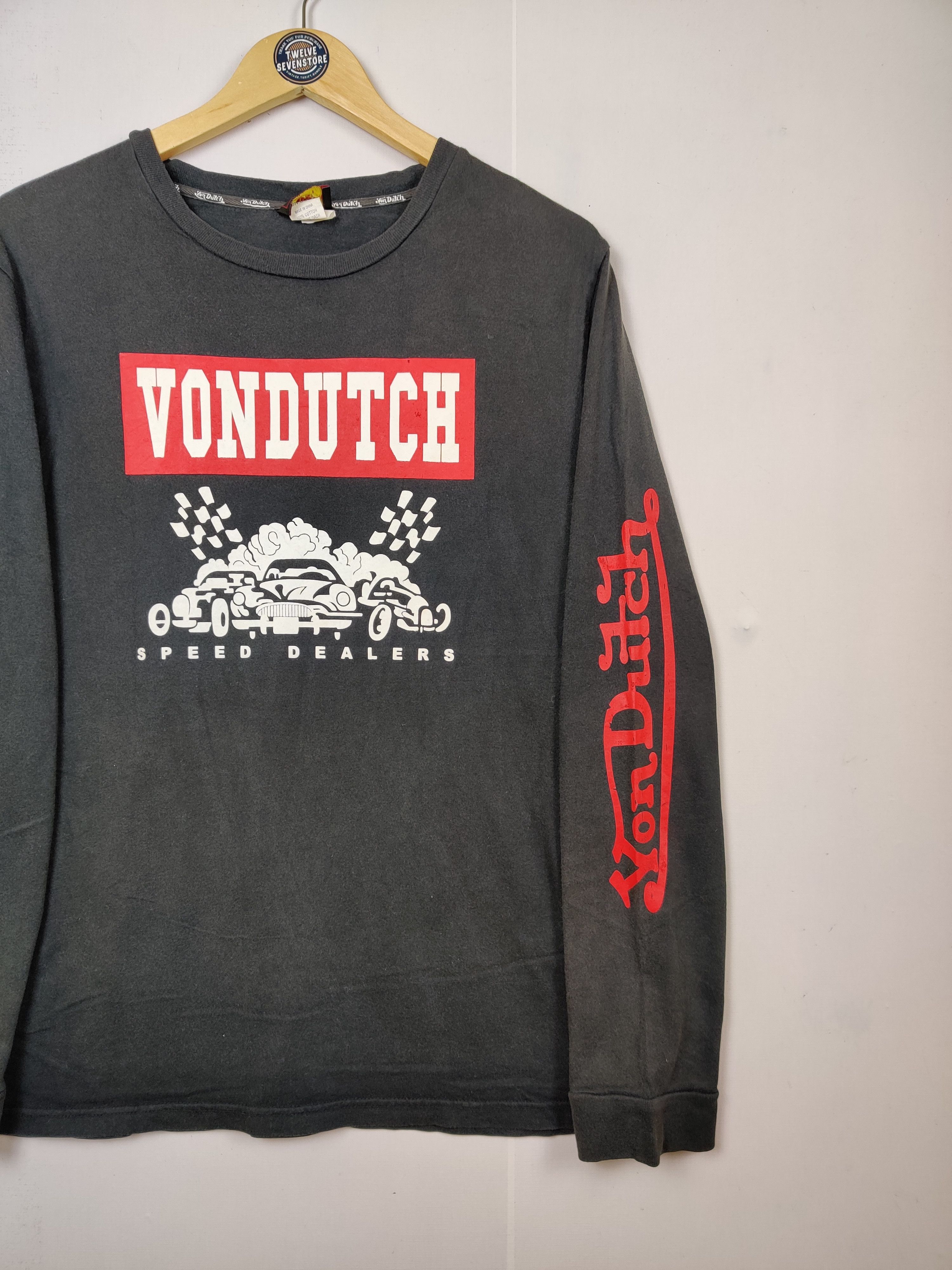Von Dutch Vintage Von Dutch Speed Dealers Long Sleeve Tee Tshirt Size US L / EU 52-54 / 3 - 3 Thumbnail