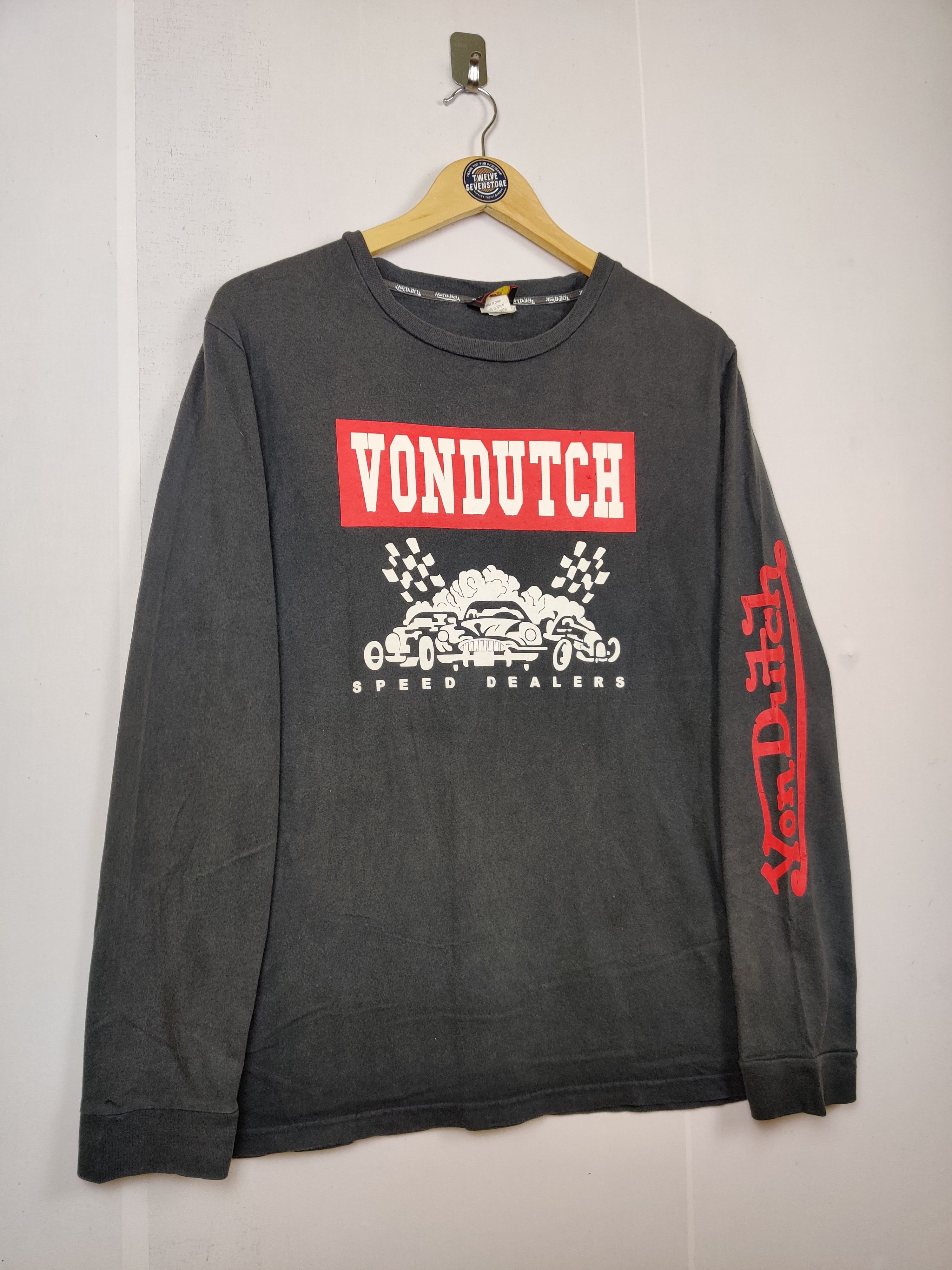 Von Dutch Vintage Von Dutch Speed Dealers Long Sleeve Tee Tshirt Size US L / EU 52-54 / 3 - 4 Thumbnail