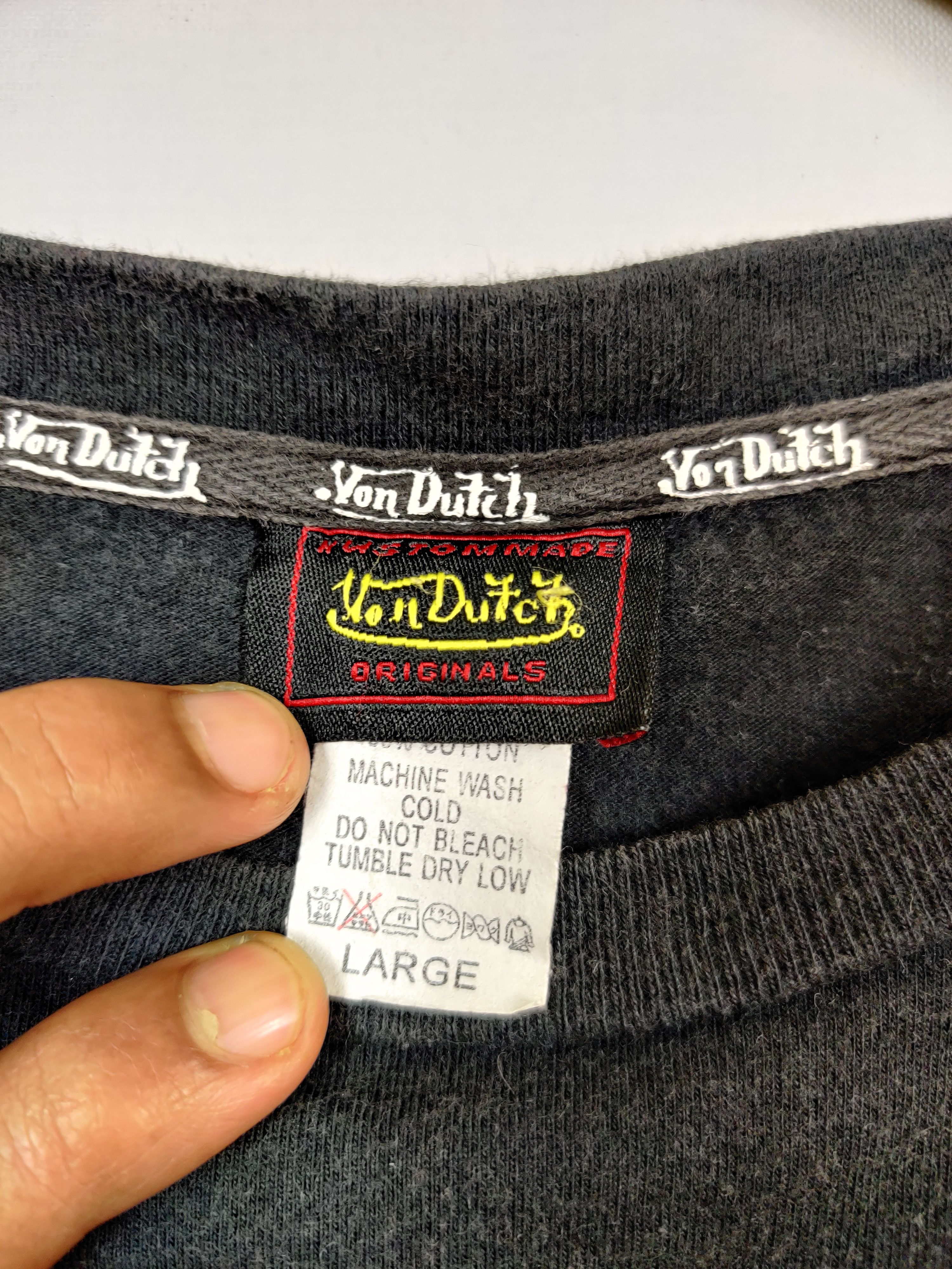 Von Dutch Vintage Von Dutch Speed Dealers Long Sleeve Tee Tshirt Size US L / EU 52-54 / 3 - 7 Thumbnail