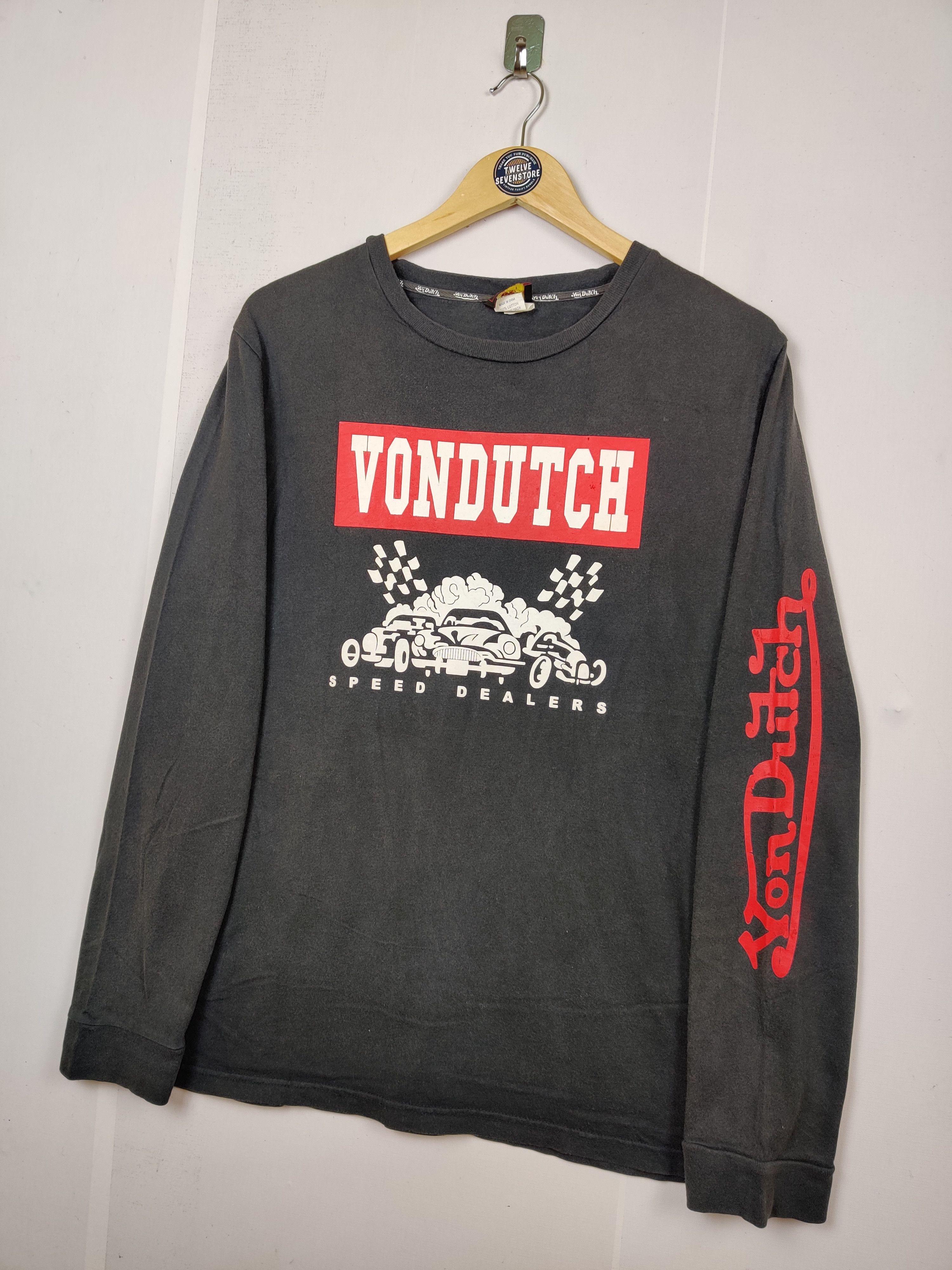 Von Dutch Vintage Von Dutch Speed Dealers Long Sleeve Tee Tshirt Size US L / EU 52-54 / 3 - 2 Thumbnail