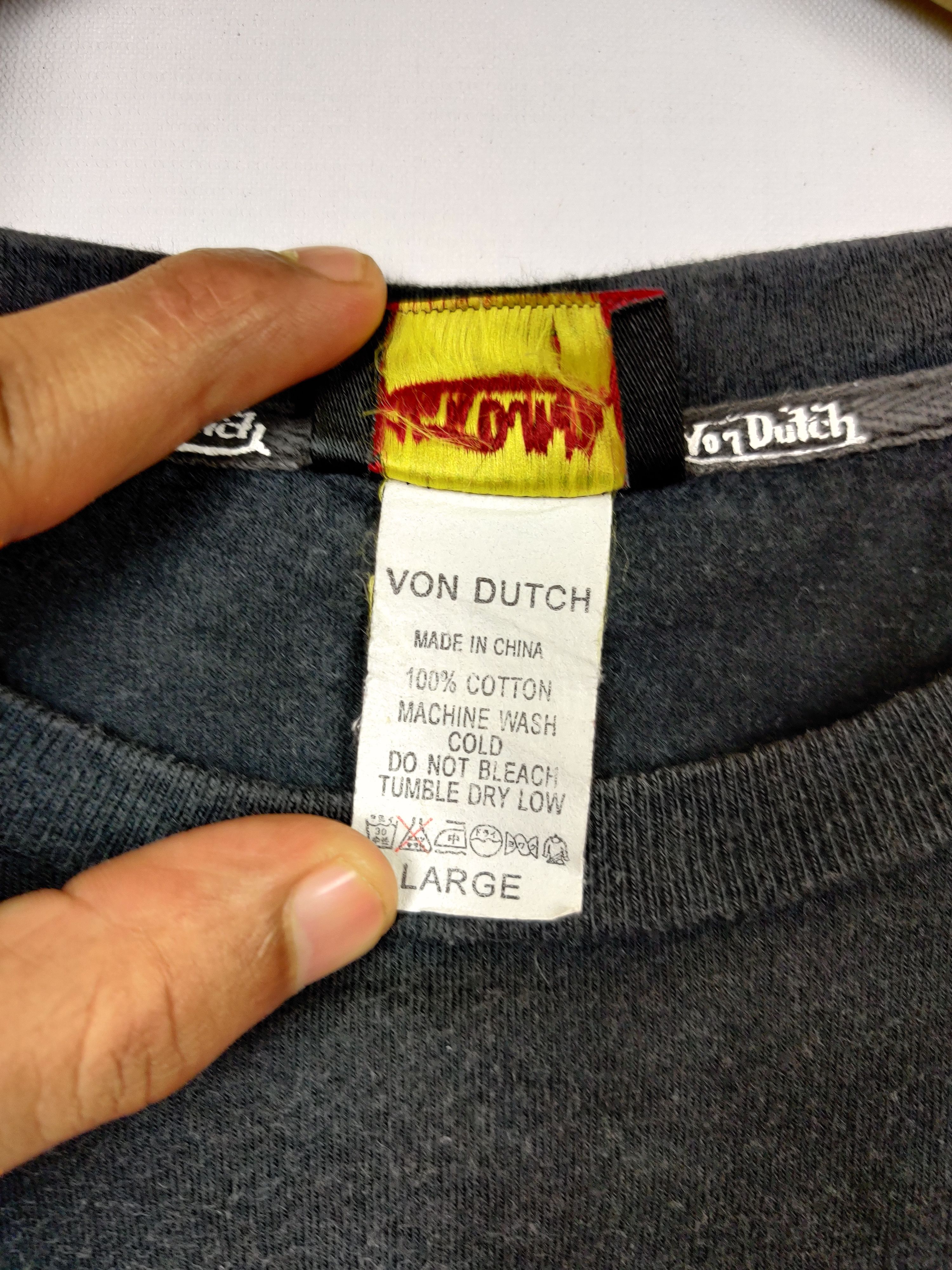 Von Dutch Vintage Von Dutch Speed Dealers Long Sleeve Tee Tshirt Size US L / EU 52-54 / 3 - 8 Thumbnail