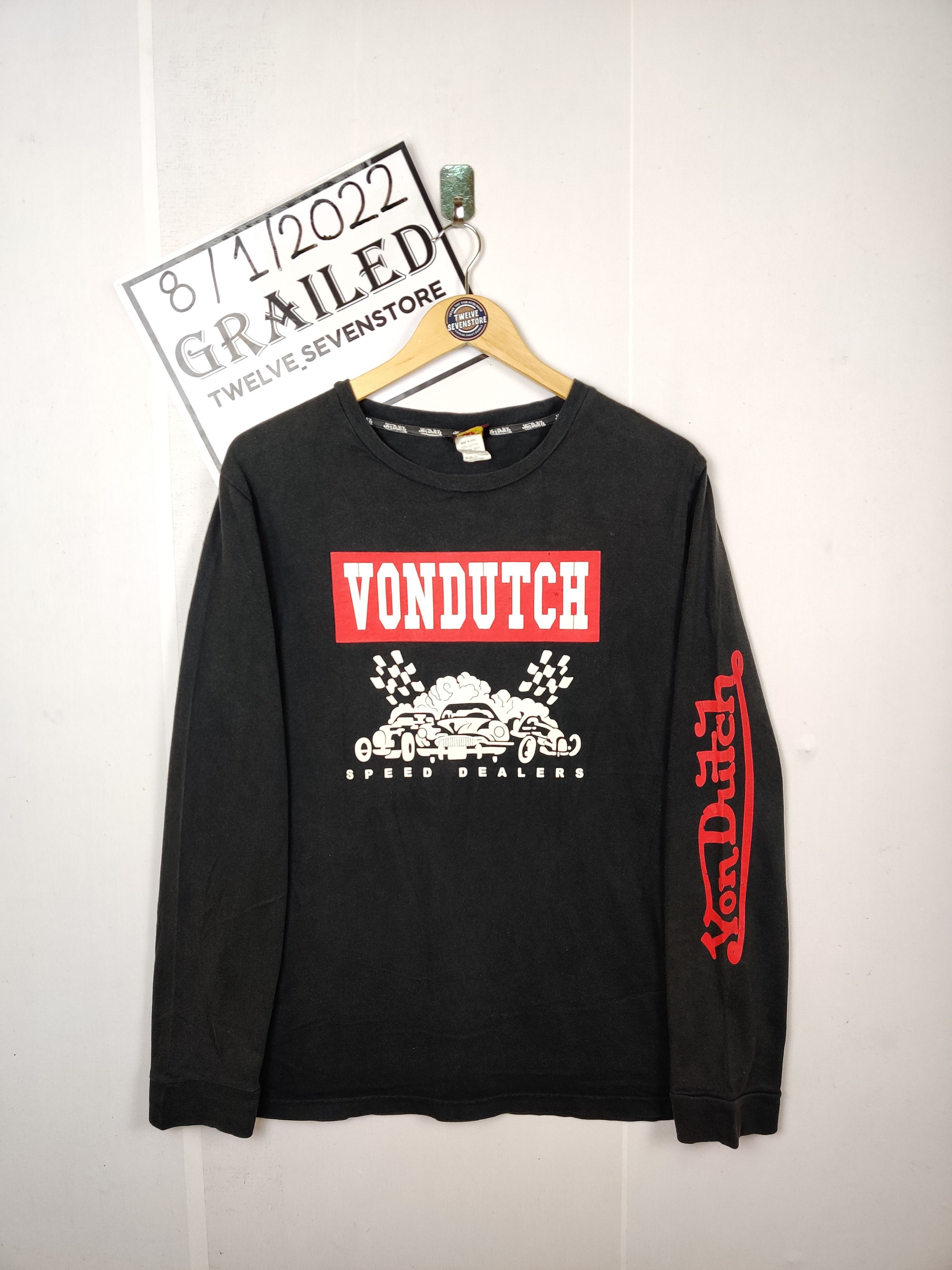 Von Dutch Vintage Von Dutch Speed Dealers Long Sleeve Tee Tshirt Size US L / EU 52-54 / 3 - 1 Thumbnail