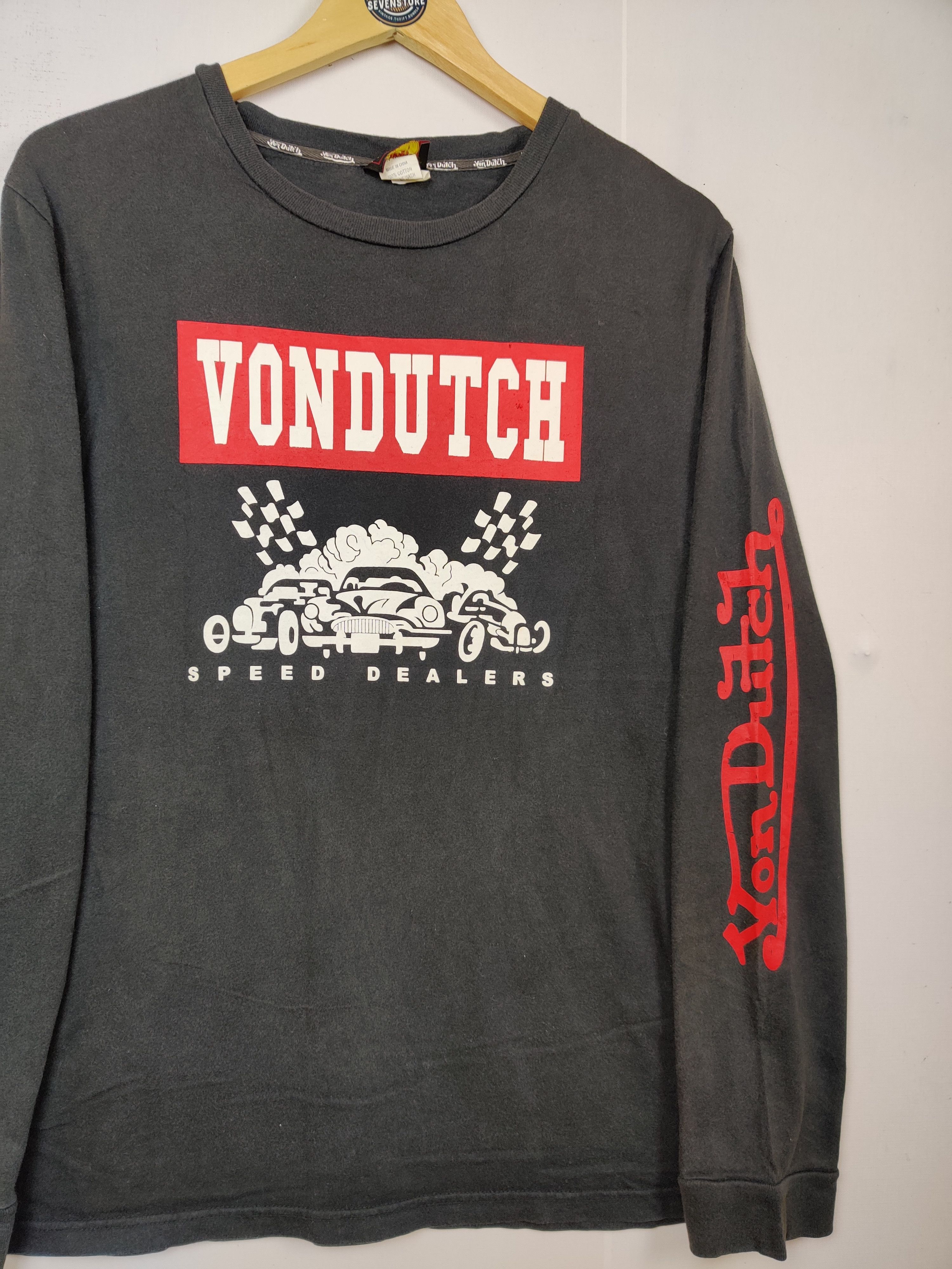Von Dutch Vintage Von Dutch Speed Dealers Long Sleeve Tee Tshirt Size US L / EU 52-54 / 3 - 5 Thumbnail