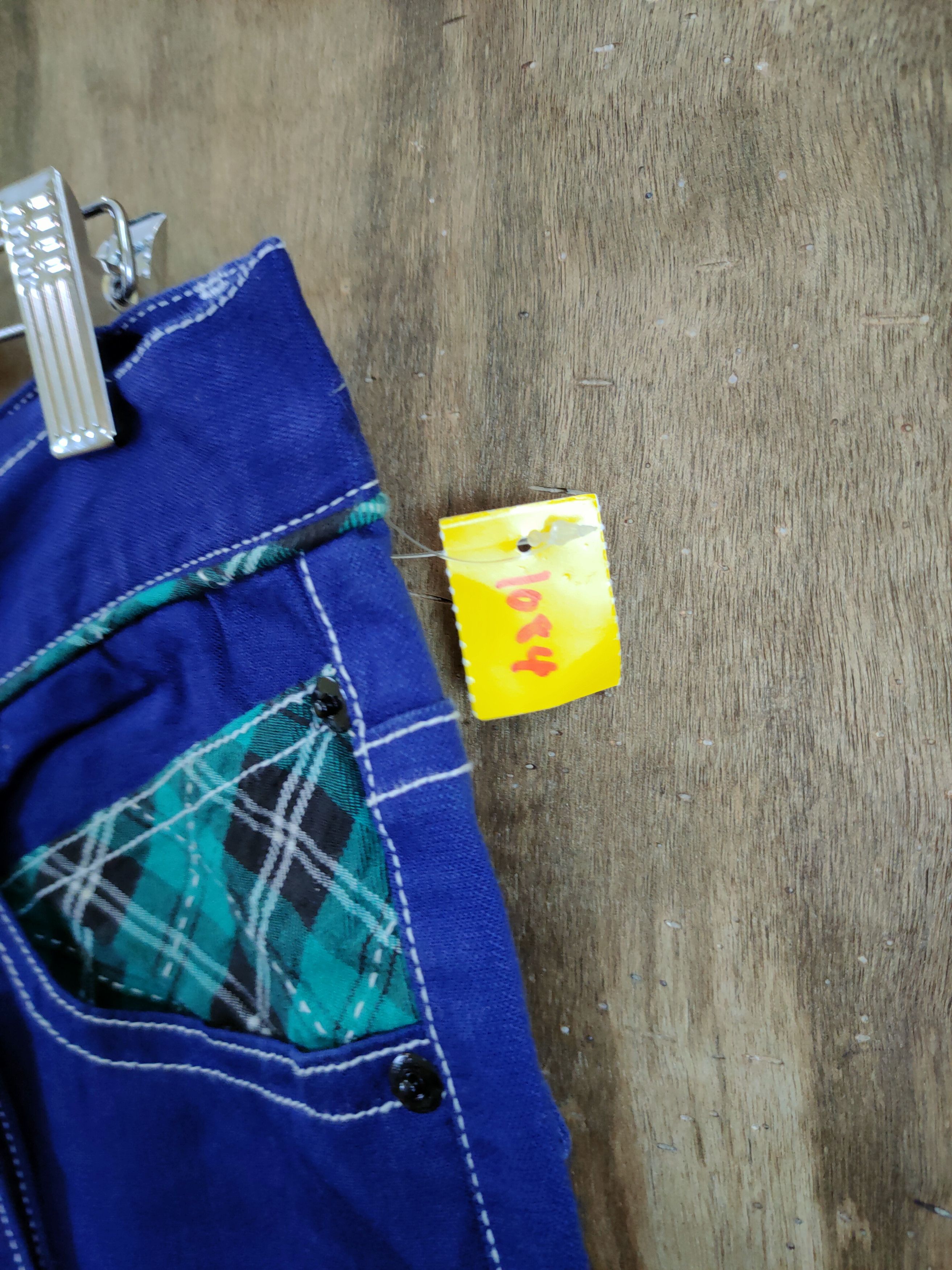 Japanese Brand DLL Japan blue multipocket denim overall cargo pants #1084DL Size US 32 / EU 48 - 6 Thumbnail