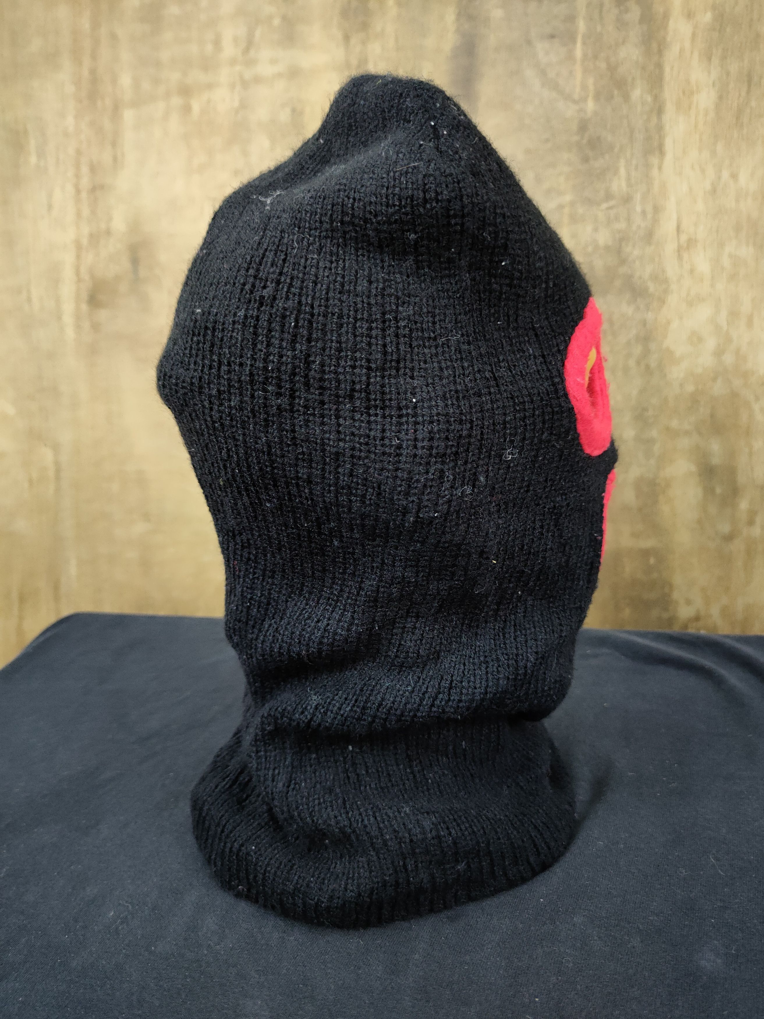 Japanese Brand × Vintage Mask horror black red monster beanie Halloween vtg #171 Size ONE SIZE - 4 Thumbnail