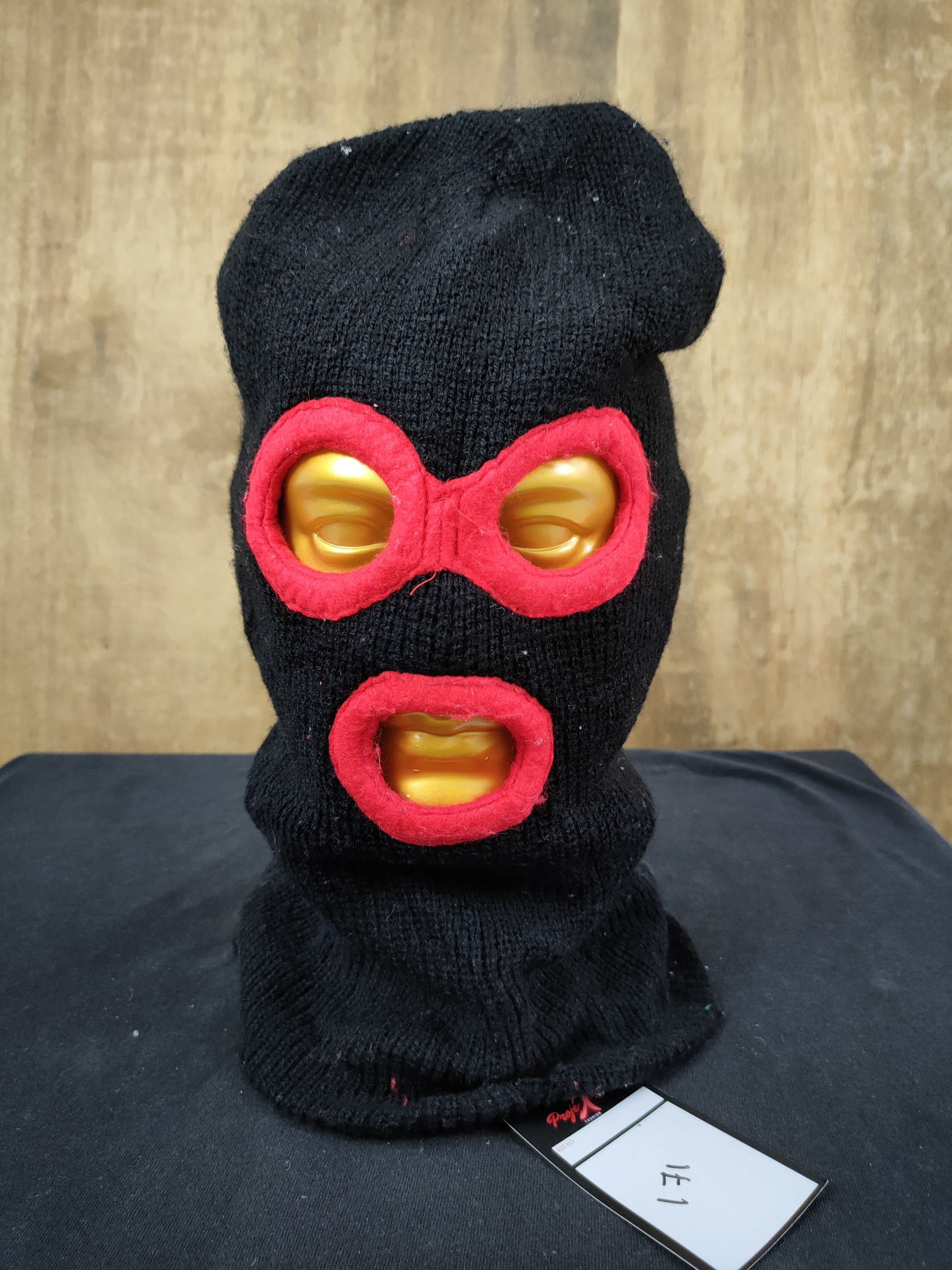 Japanese Brand × Vintage Mask horror black red monster beanie Halloween vtg #171 Size ONE SIZE - 1 Thumbnail