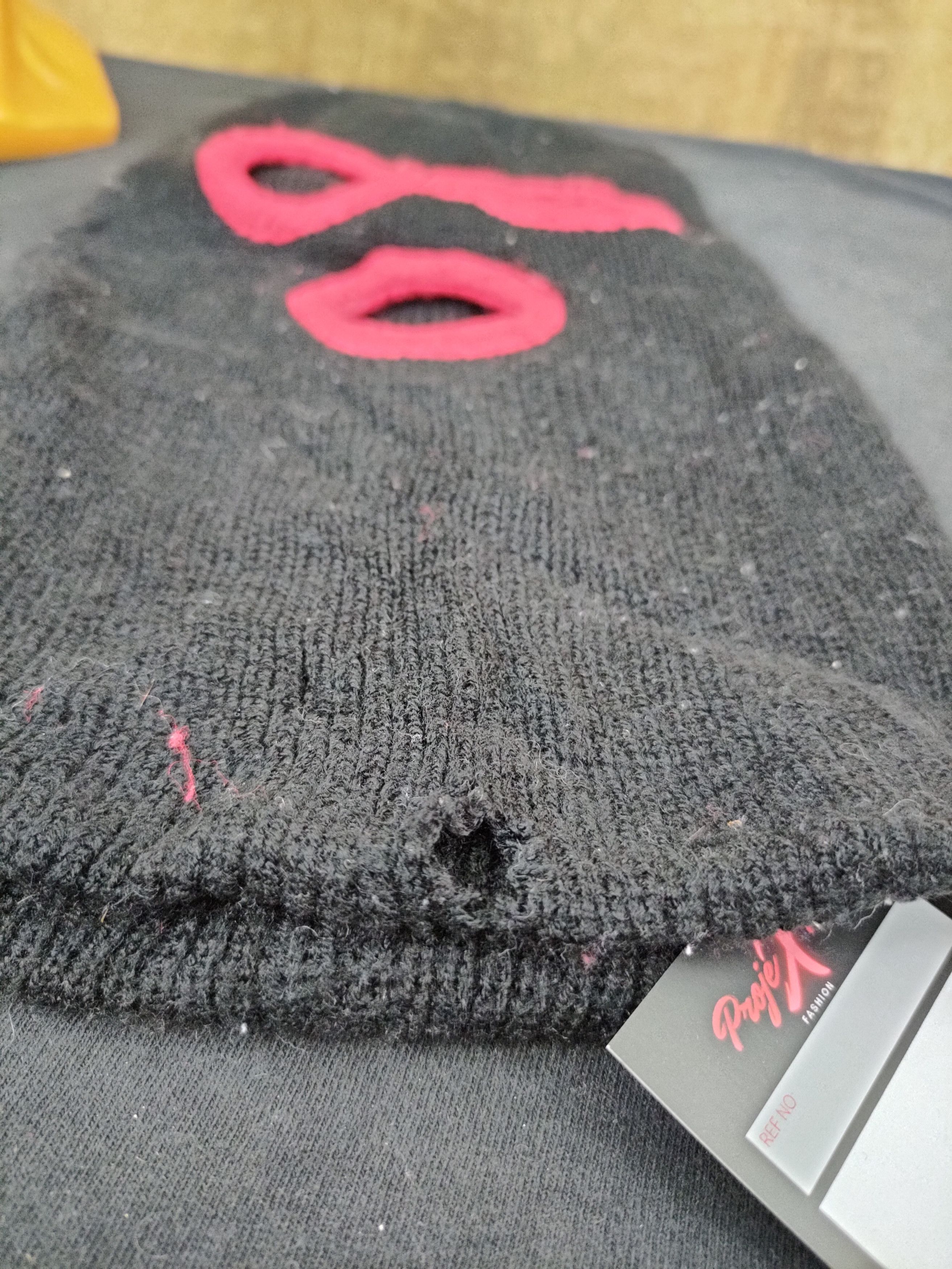 Japanese Brand × Vintage Mask horror black red monster beanie Halloween vtg #171 Size ONE SIZE - 6 Thumbnail