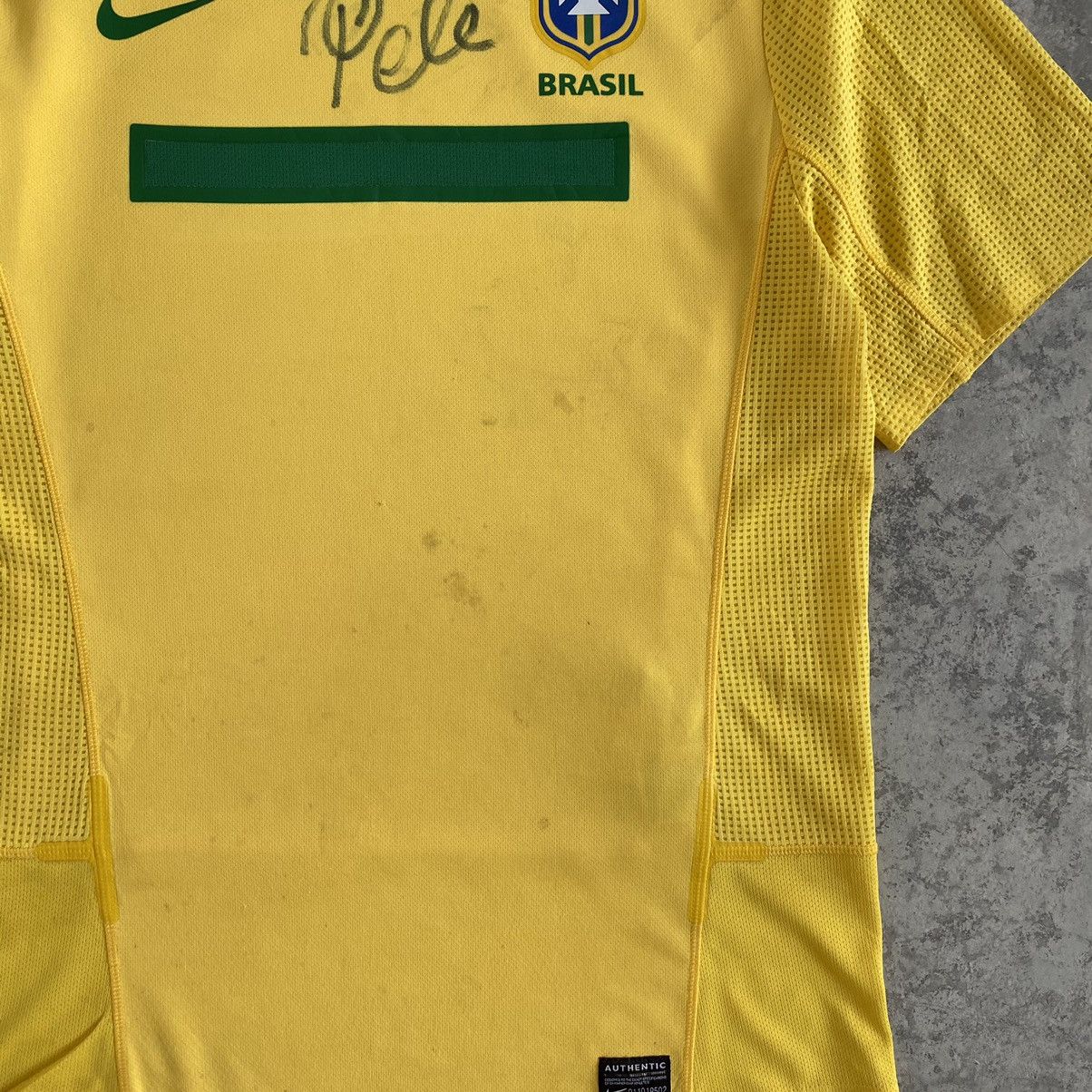 Nike 2011/12 Pele’s Signature Brazil Home Football Soccer Jersey Size US XL / EU 56 / 4 - 6 Thumbnail