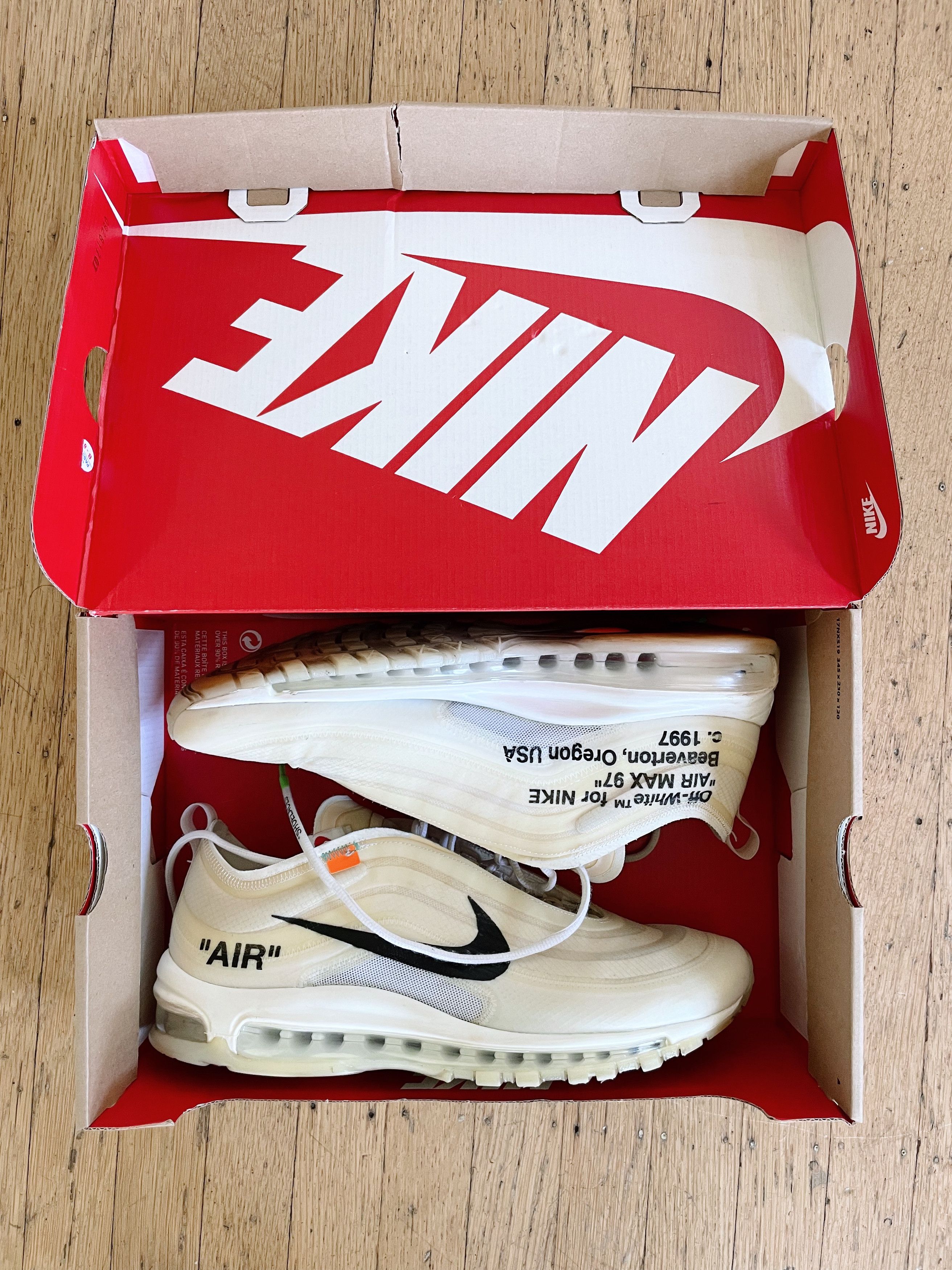 Nike air max por off online white