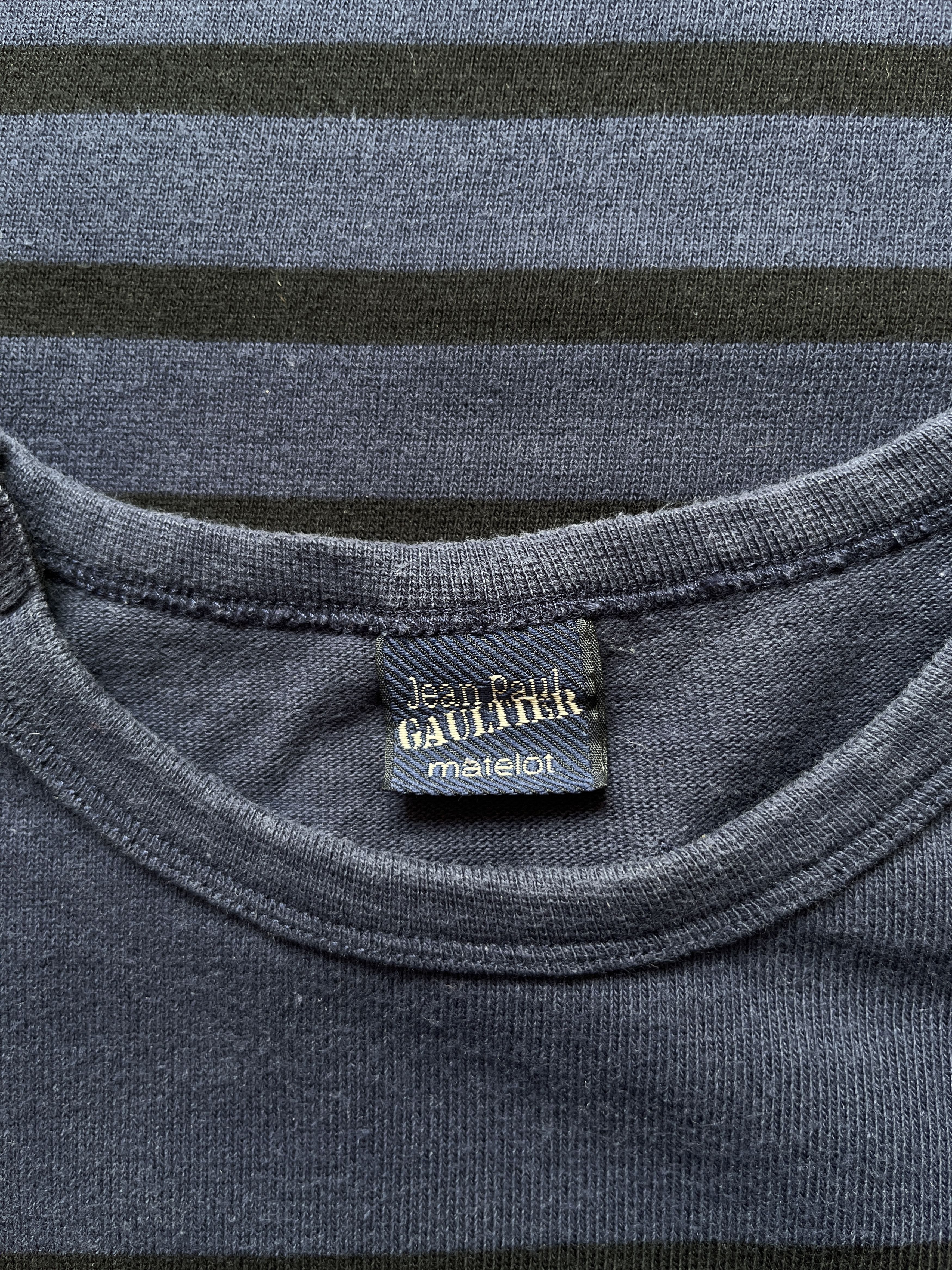 Jean Paul Gaultier ⚡️QUICK SALE⚡️1990s' Jean Paul Gaultier Matelot Tshirt Knit Size M / US 6-8 / IT 42-44 - 3 Thumbnail
