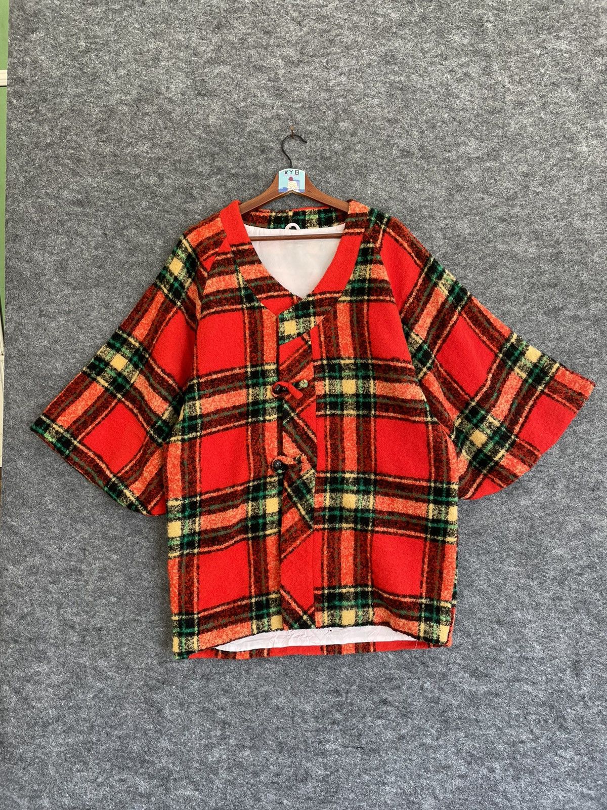 Japanese Brand × Vintage VINTAGE JAPANESE TARTAN JACKET Size US L / EU 52-54 / 3 - 1 Thumbnail