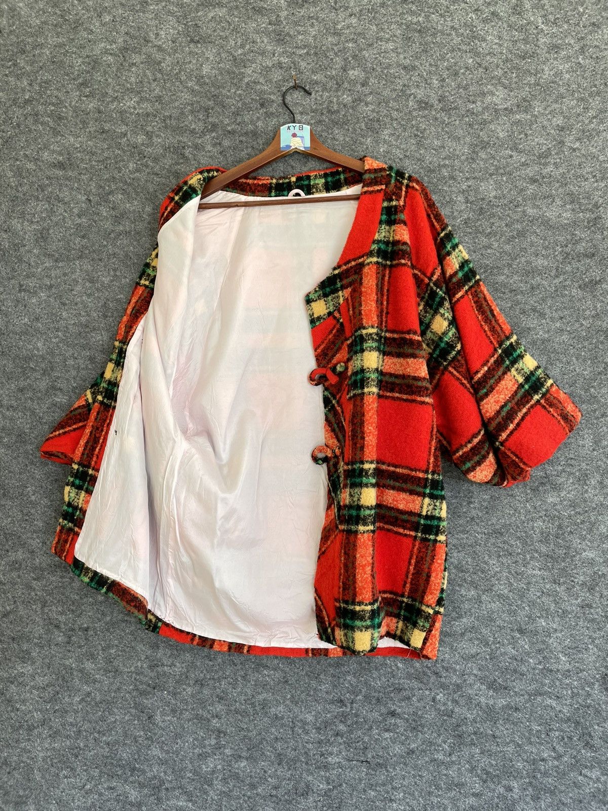Japanese Brand × Vintage VINTAGE JAPANESE TARTAN JACKET Size US L / EU 52-54 / 3 - 5 Thumbnail