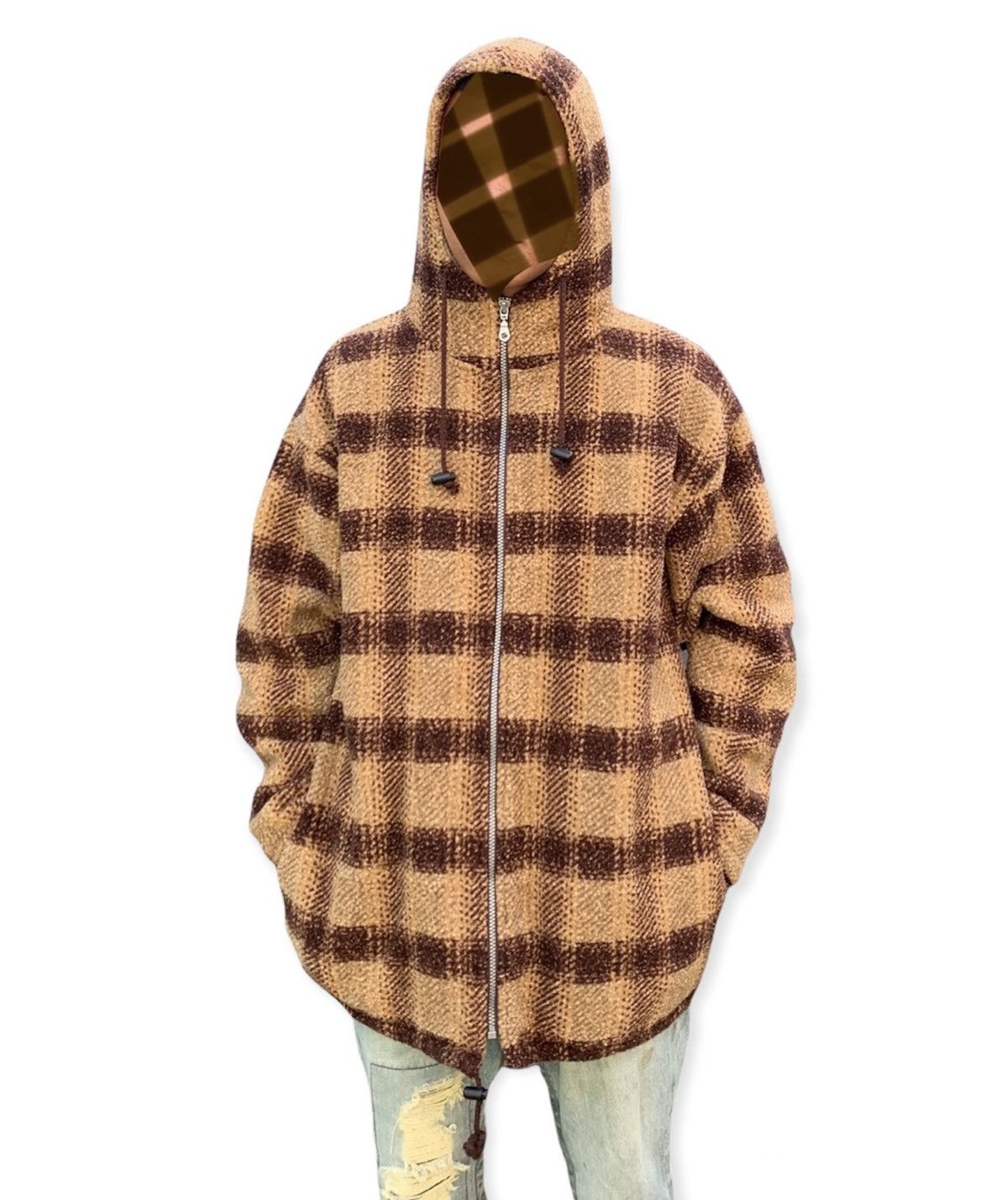 Japanese Brand 🔥Wool Cashmere Jacket Designed By Earth Team Size US XL / EU 56 / 4 - 4 Thumbnail
