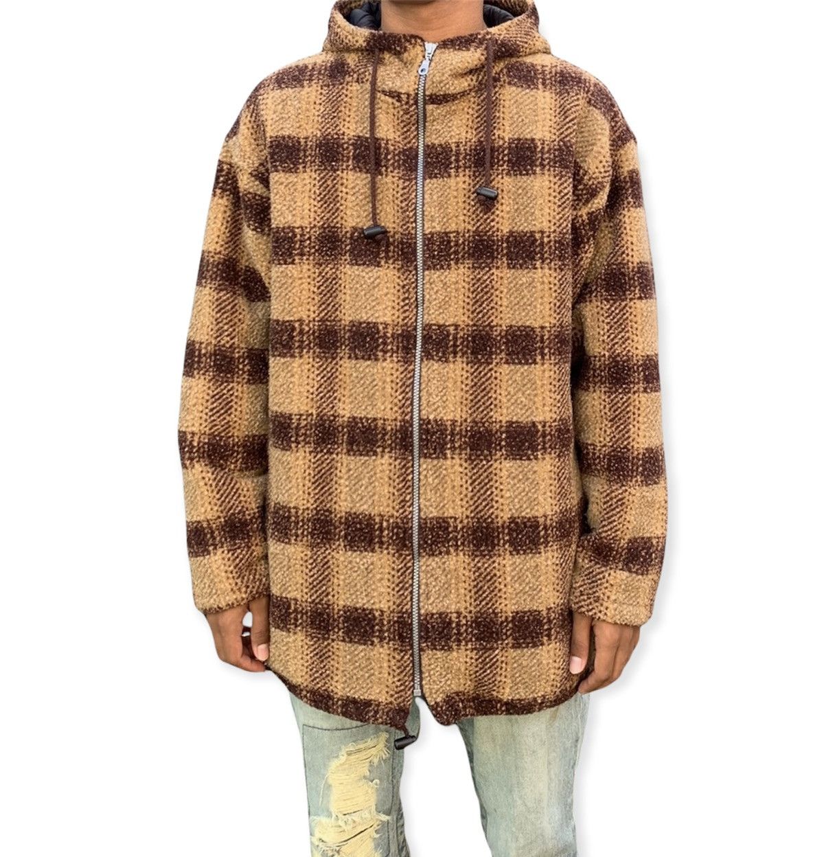 Japanese Brand 🔥Wool Cashmere Jacket Designed By Earth Team Size US XL / EU 56 / 4 - 3 Thumbnail