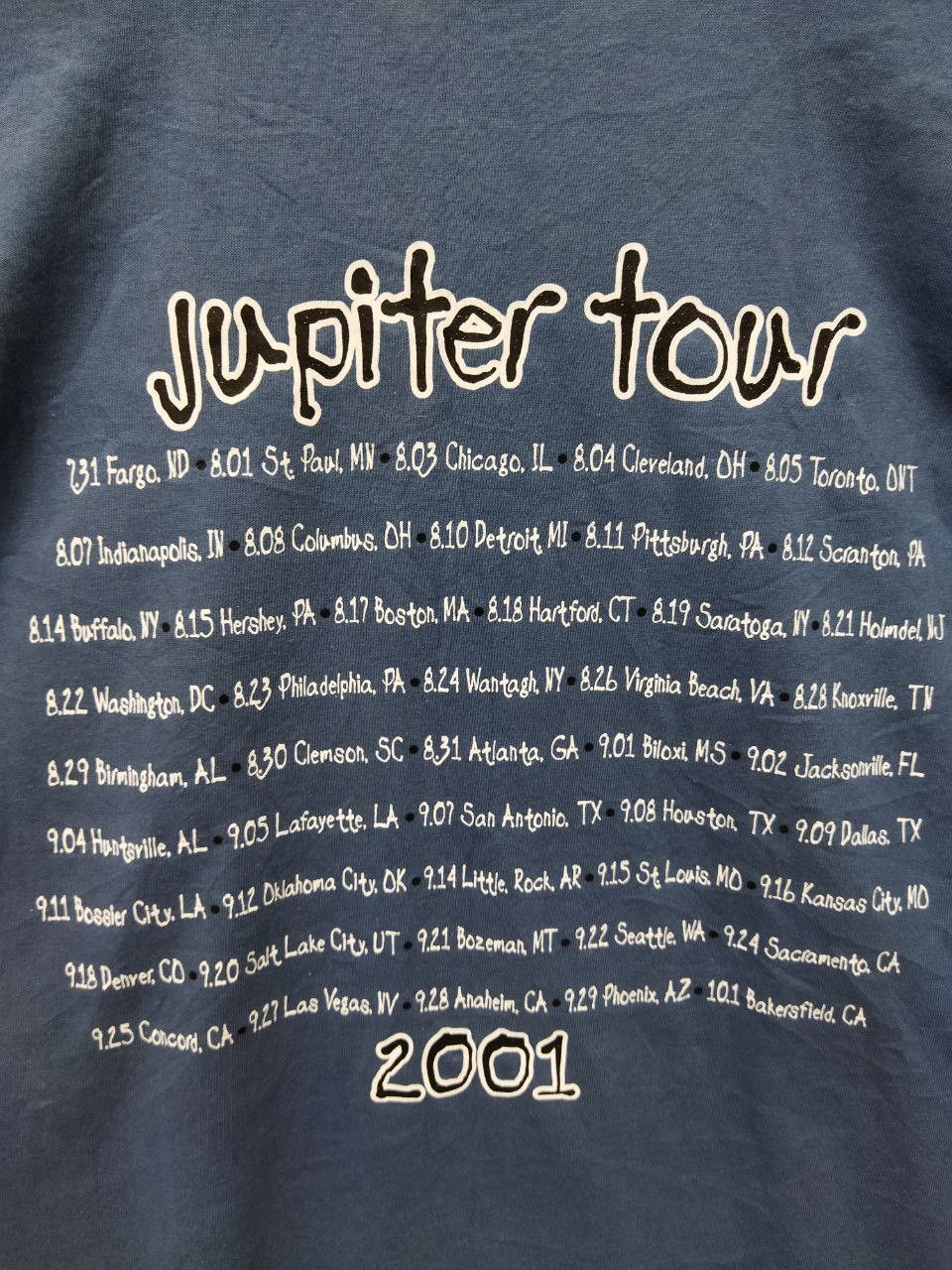 Band Tees Vintage 2001 Train Jupiter Tour Tshirt Size US XL / EU 56 / 4 - 6 Thumbnail