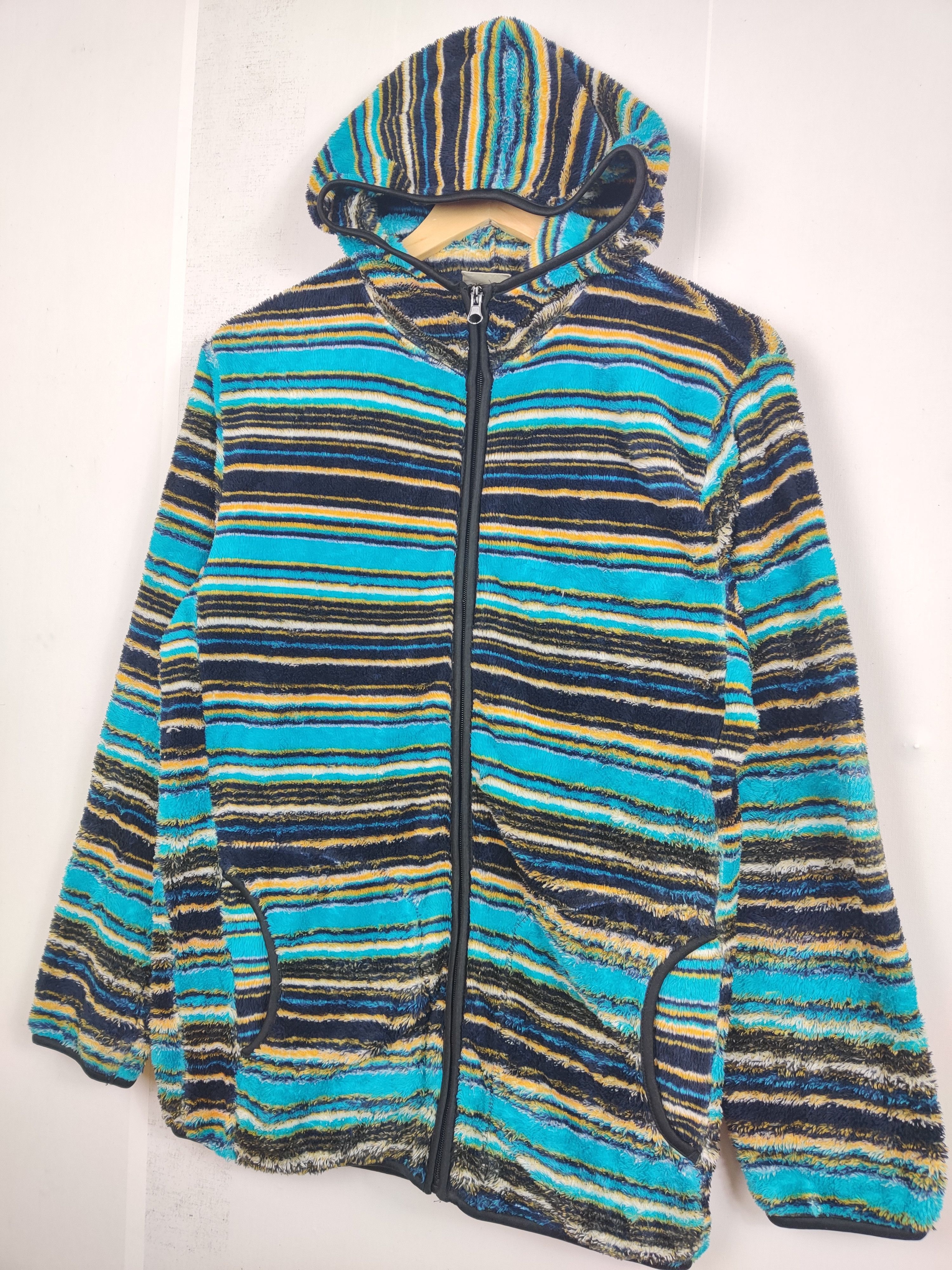 Japanese Brand Vintage Japanese Brand Old Mills Fleece Sweater Jacket Size US L / EU 52-54 / 3 - 2 Thumbnail