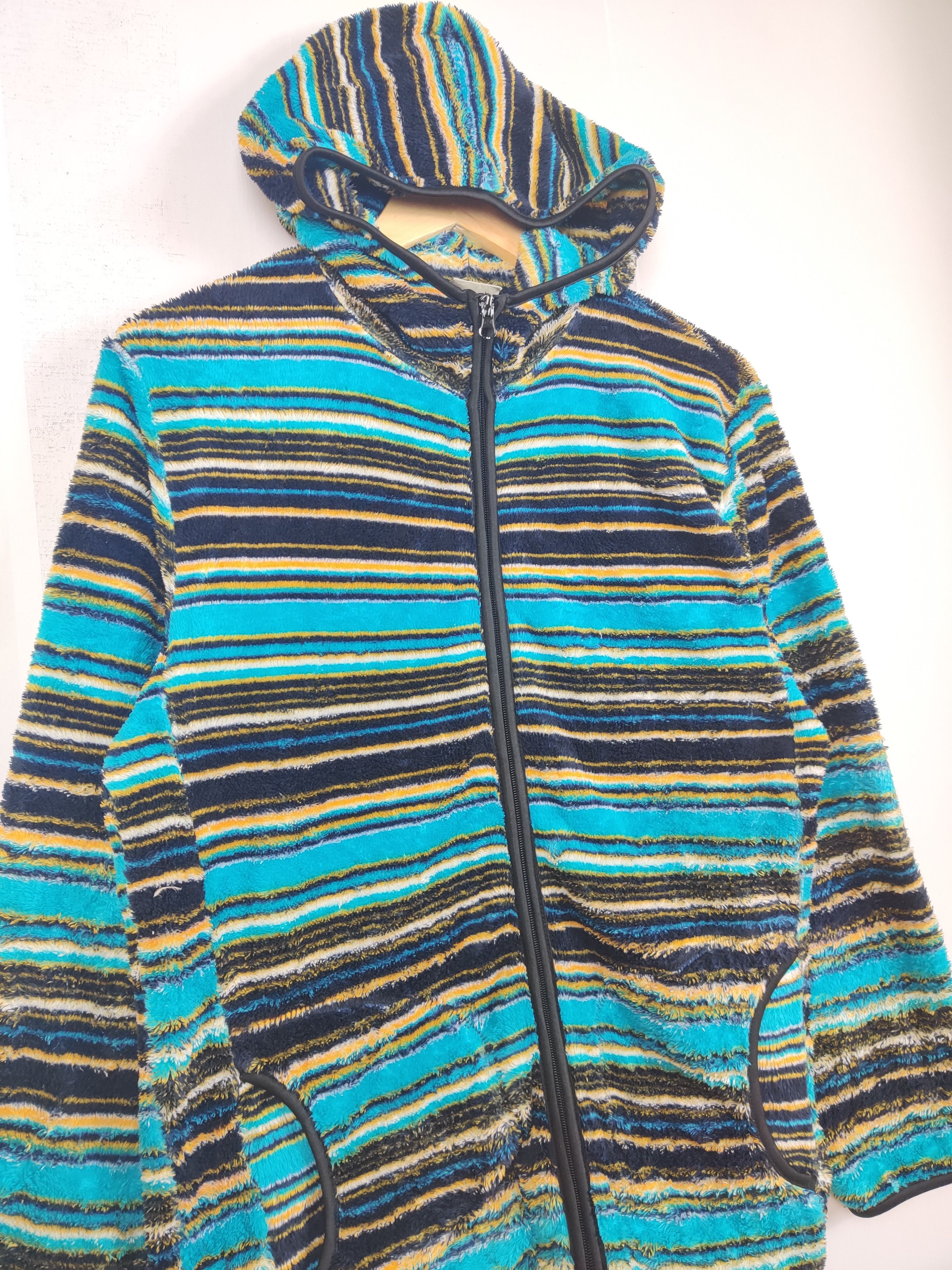 Japanese Brand Vintage Japanese Brand Old Mills Fleece Sweater Jacket Size US L / EU 52-54 / 3 - 3 Thumbnail