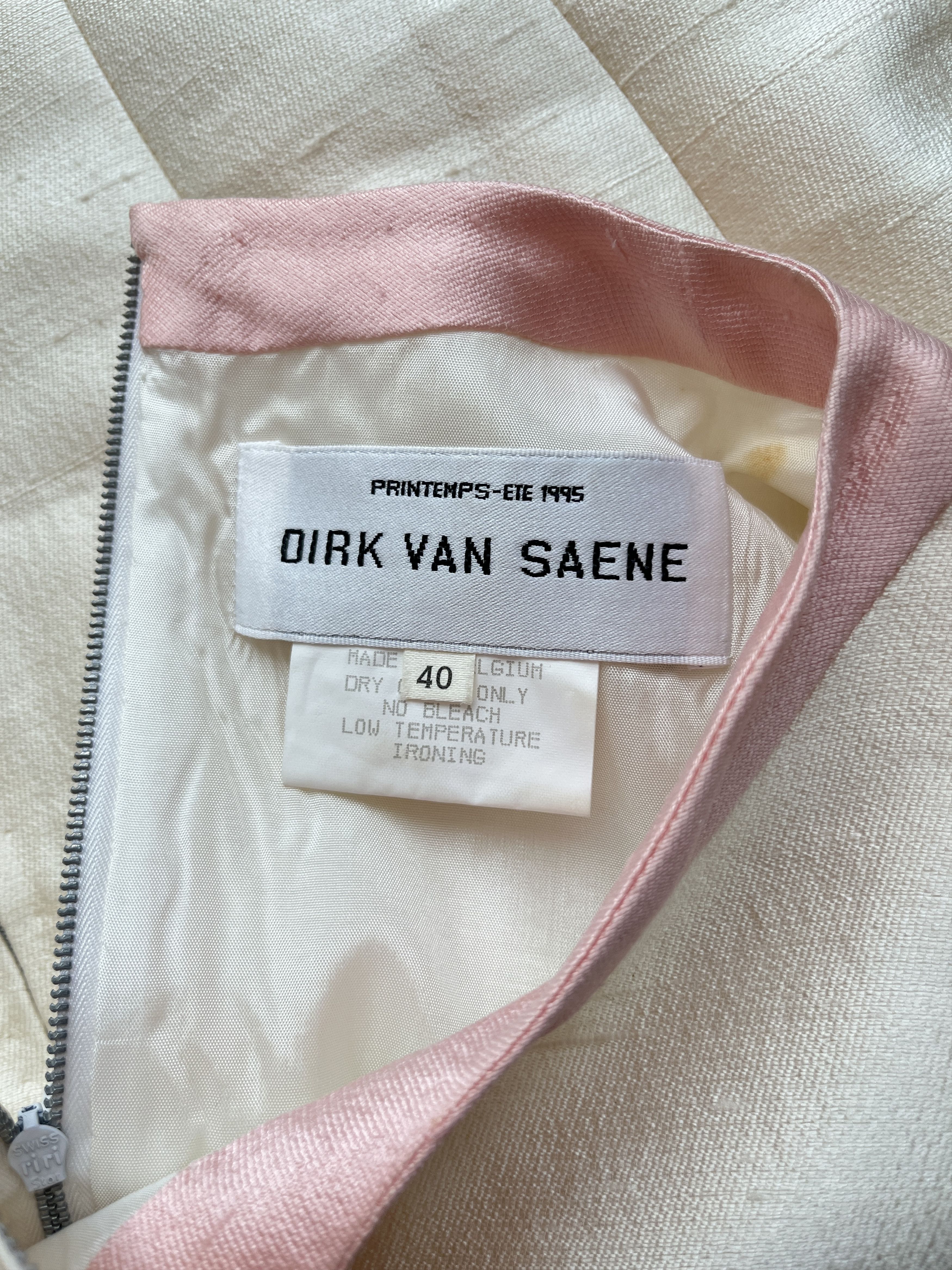 Dirk Van Saene ⚡️QUICK SALE⚡️1995 Dirk van Saene Short Sleeve Blouse Top Size M / US 6-8 / IT 42-44 - 3 Thumbnail