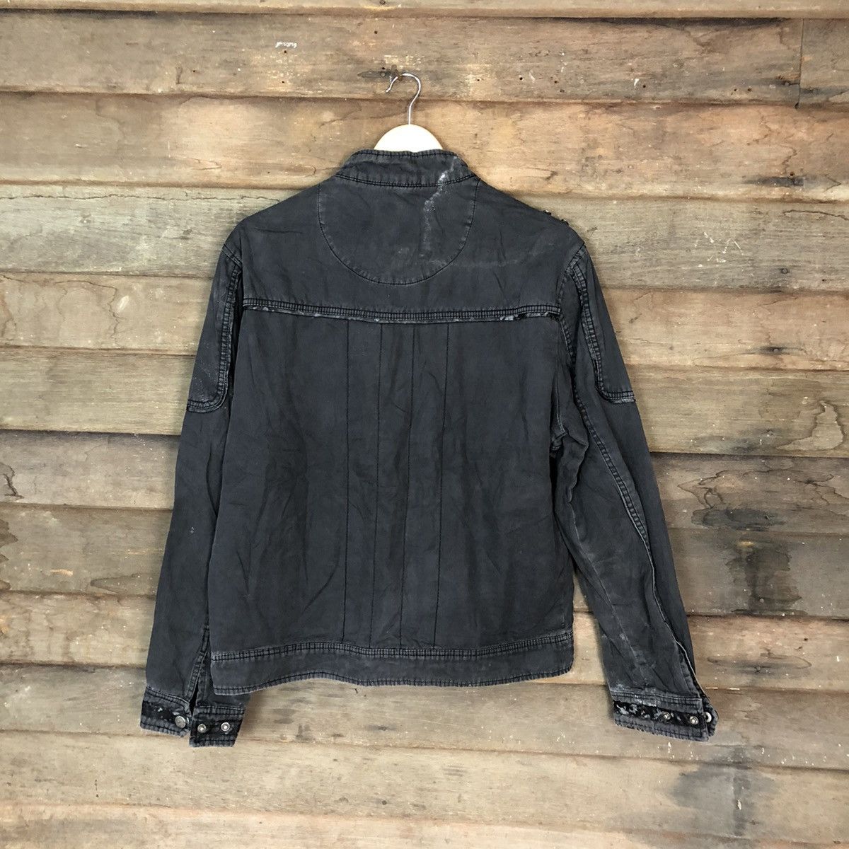 Japanese Brand DLL X Black seditionaries punk bikers Jacket #A2555 Size US M / EU 48-50 / 2 - 13 Thumbnail